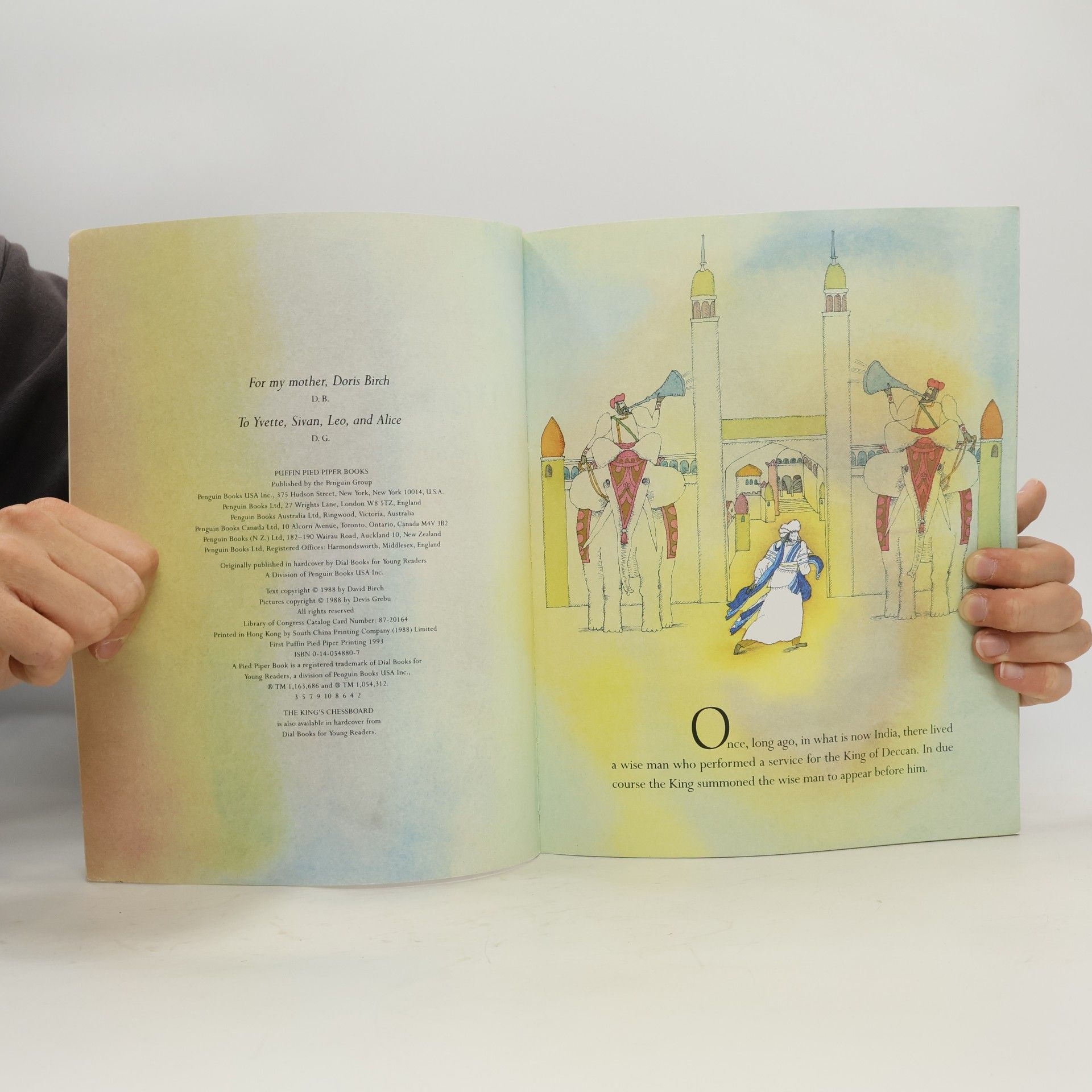 David Bircham Puffin Picture Books: The King's Chessboard