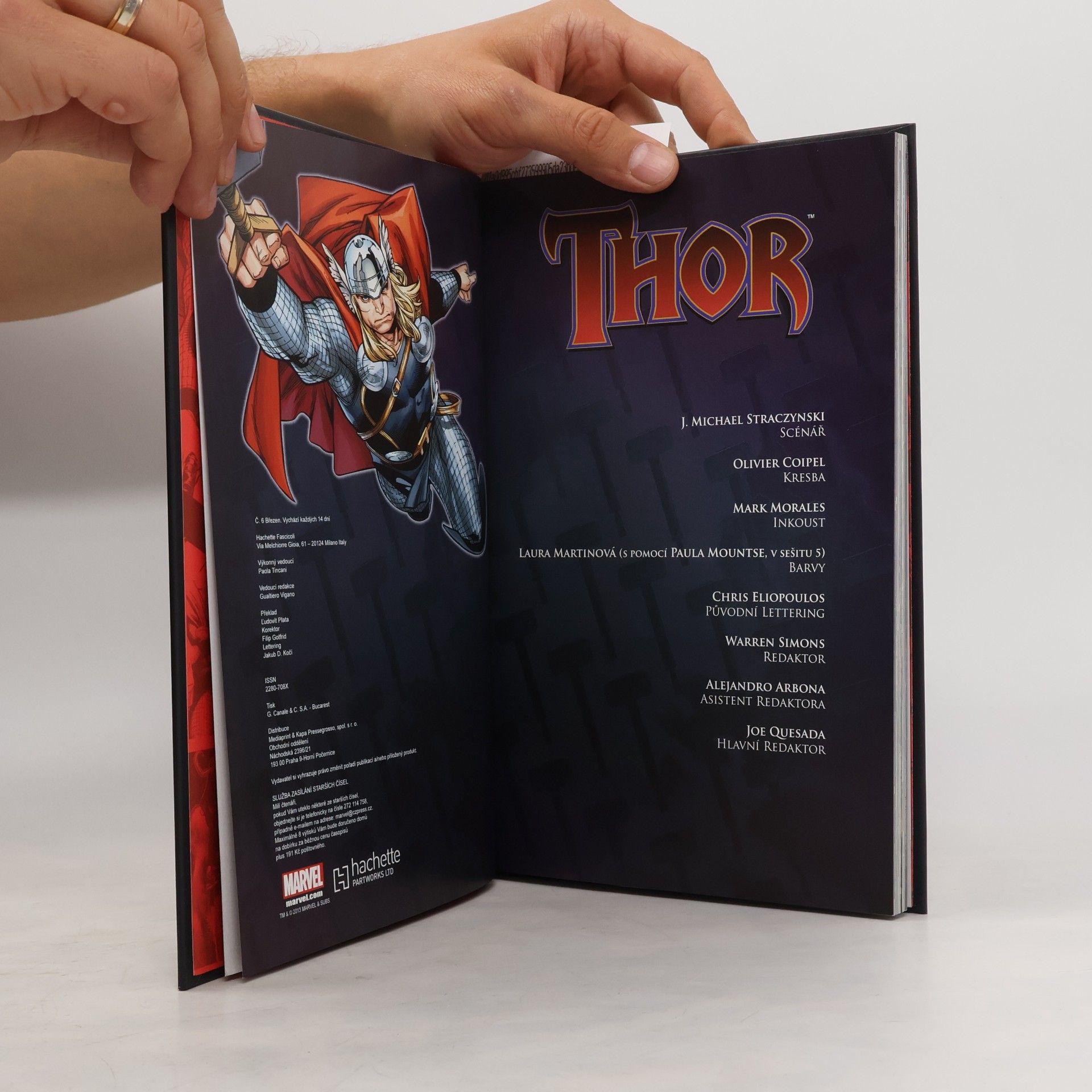 Olivier Coipel Ultimátní komiksový komplet 52. Thor. Znovuzrození