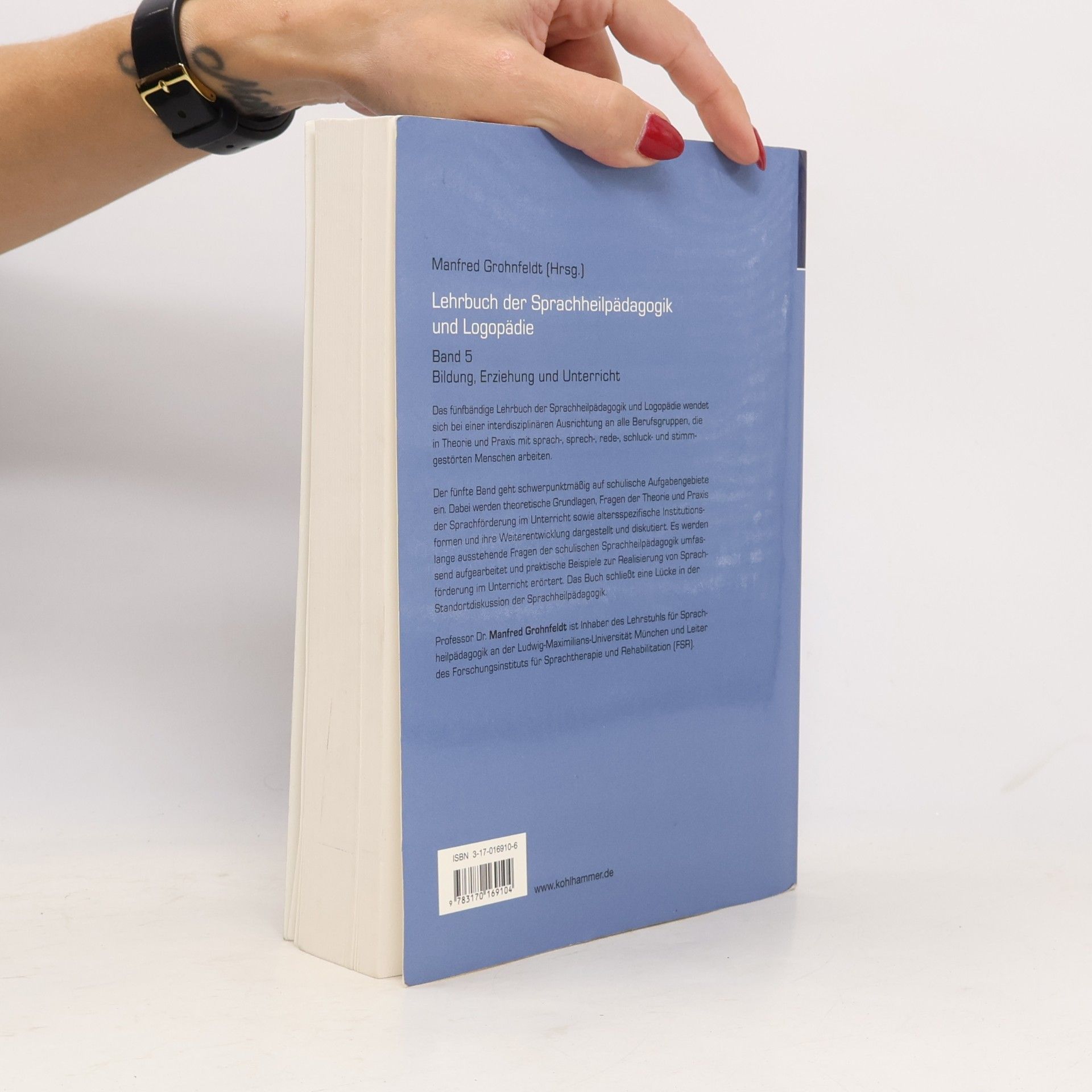 Lehrbuch der Sprachheilpädagogik und Logopädie