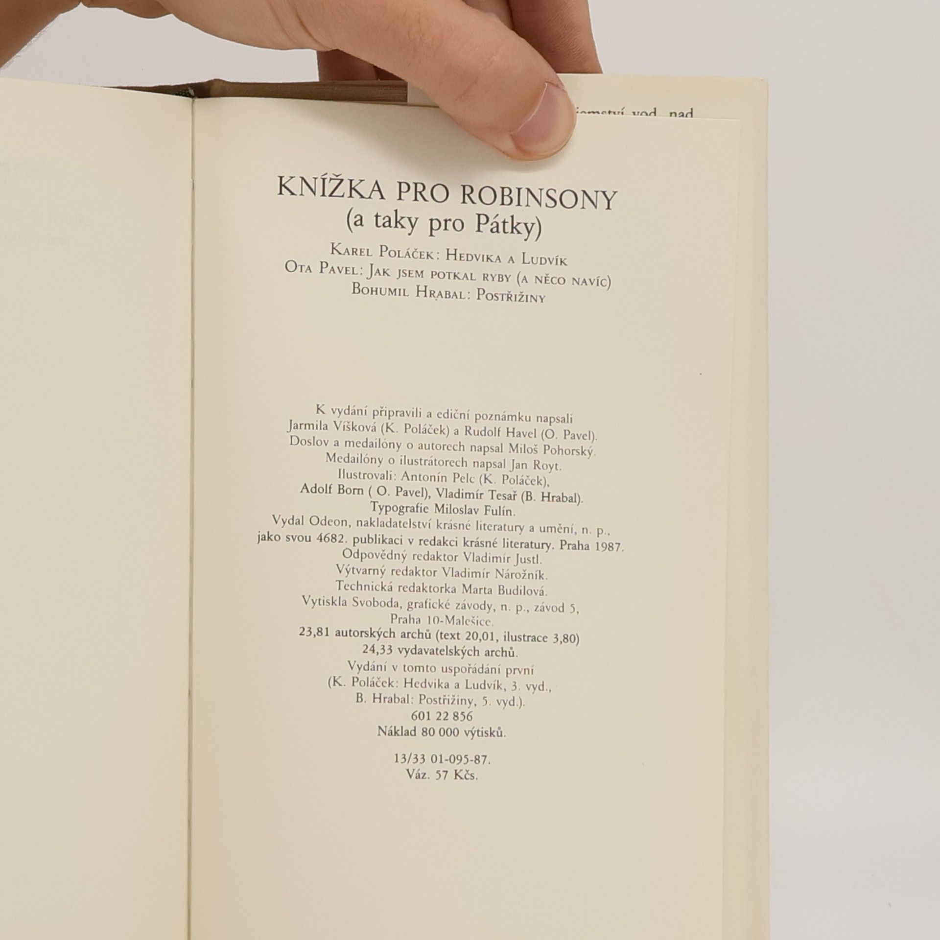 Karel Poláček Knížka pro Robinsony (a taky pro Pátky)