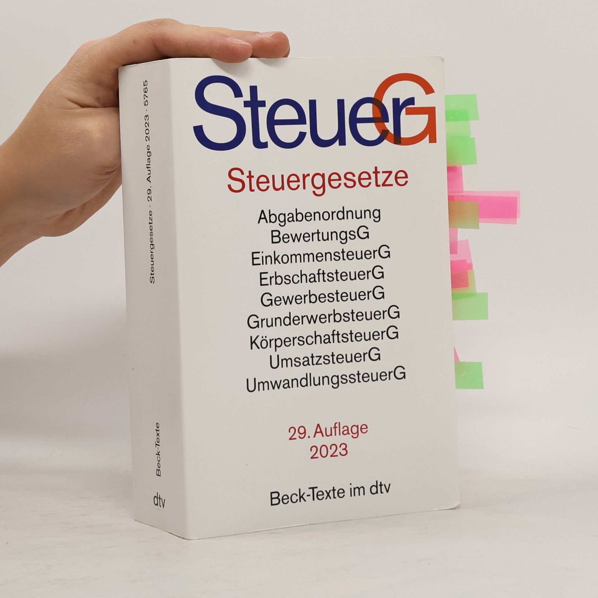 Kolektiv autorů Steuergesetze