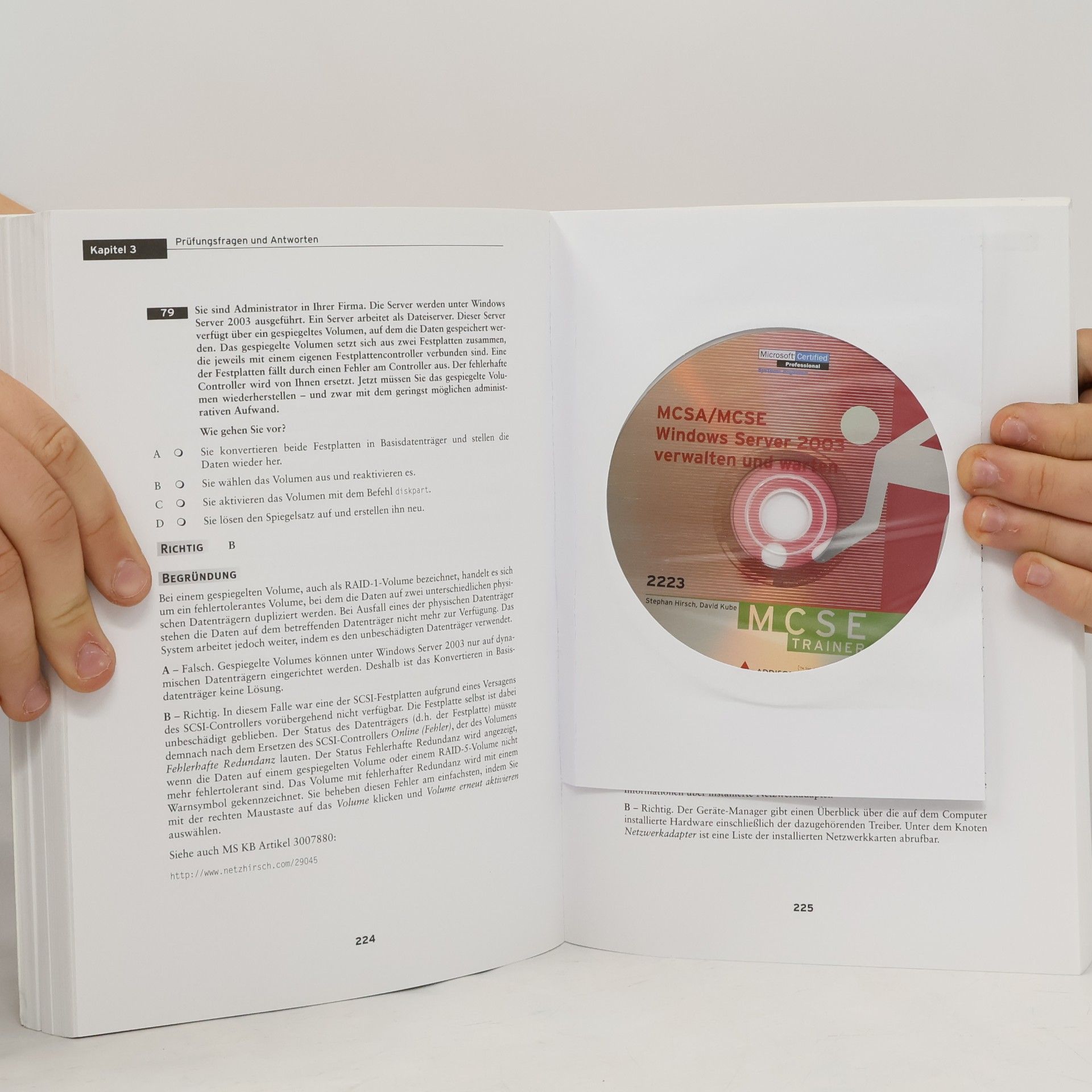 Stephan Hirsch MCSA-, MCSE-Windows-Server 2003 verwalten und warten