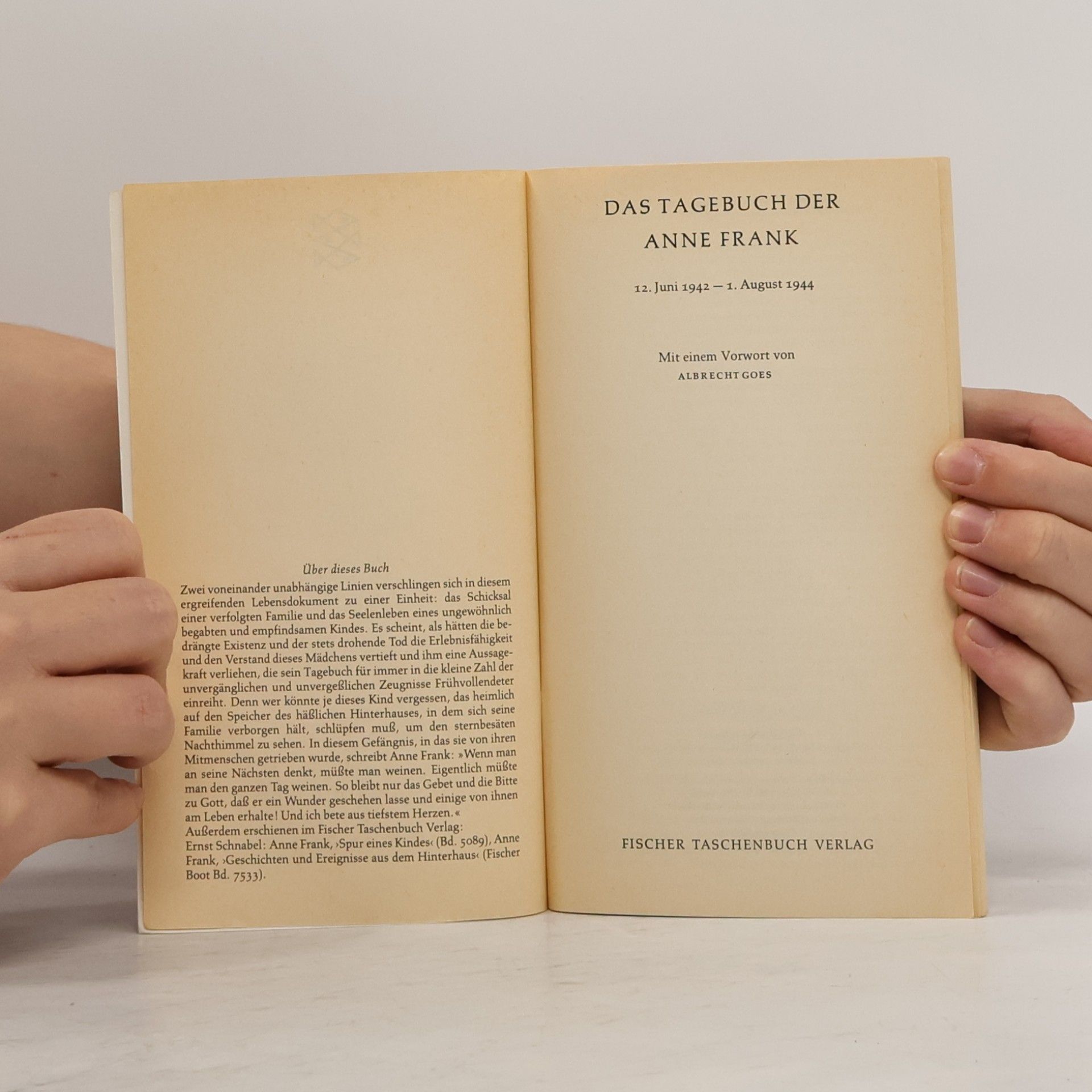 Anne Frank Das Tagebuch der Anne Frank