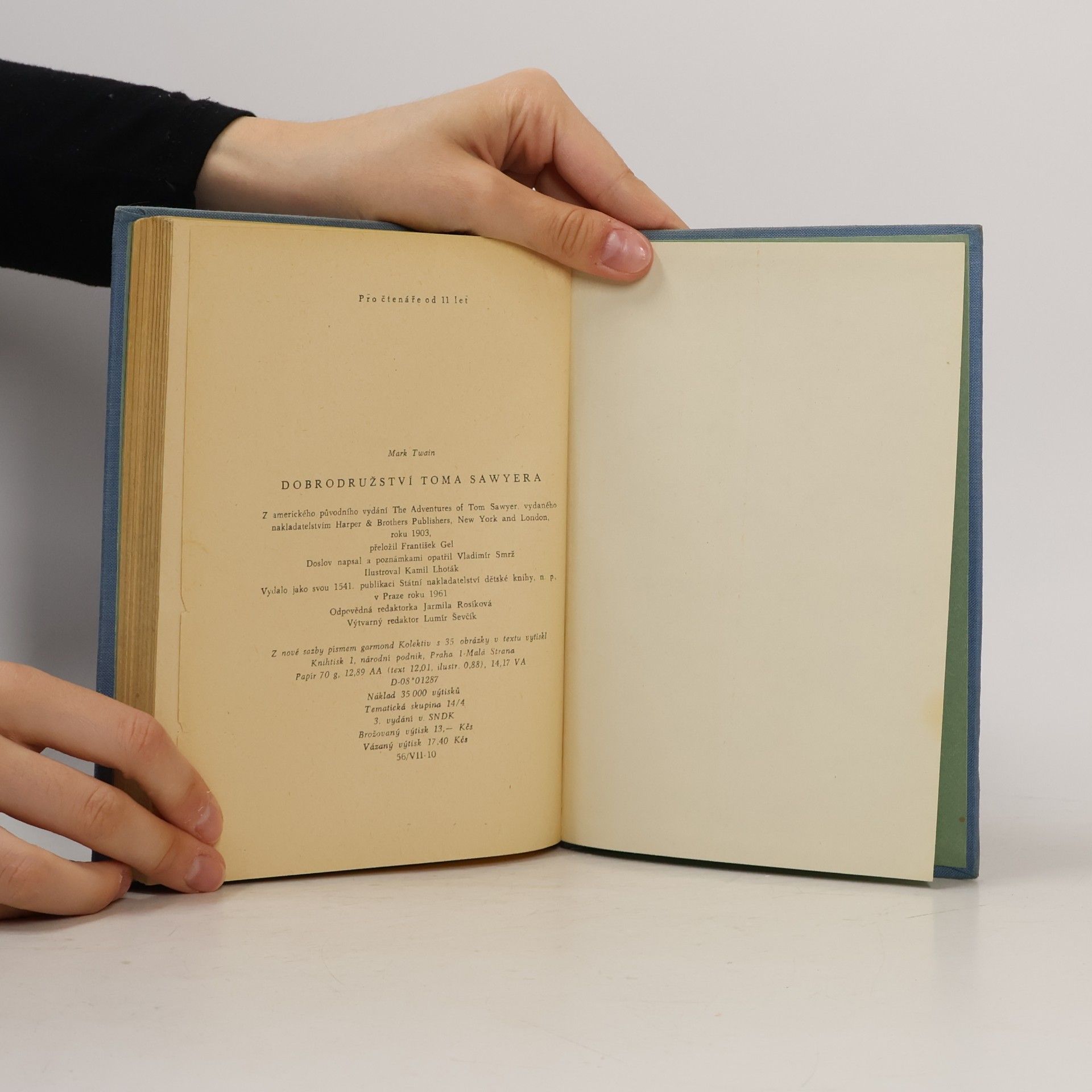Mark Twain Dobrodružství Toma Sawyera
