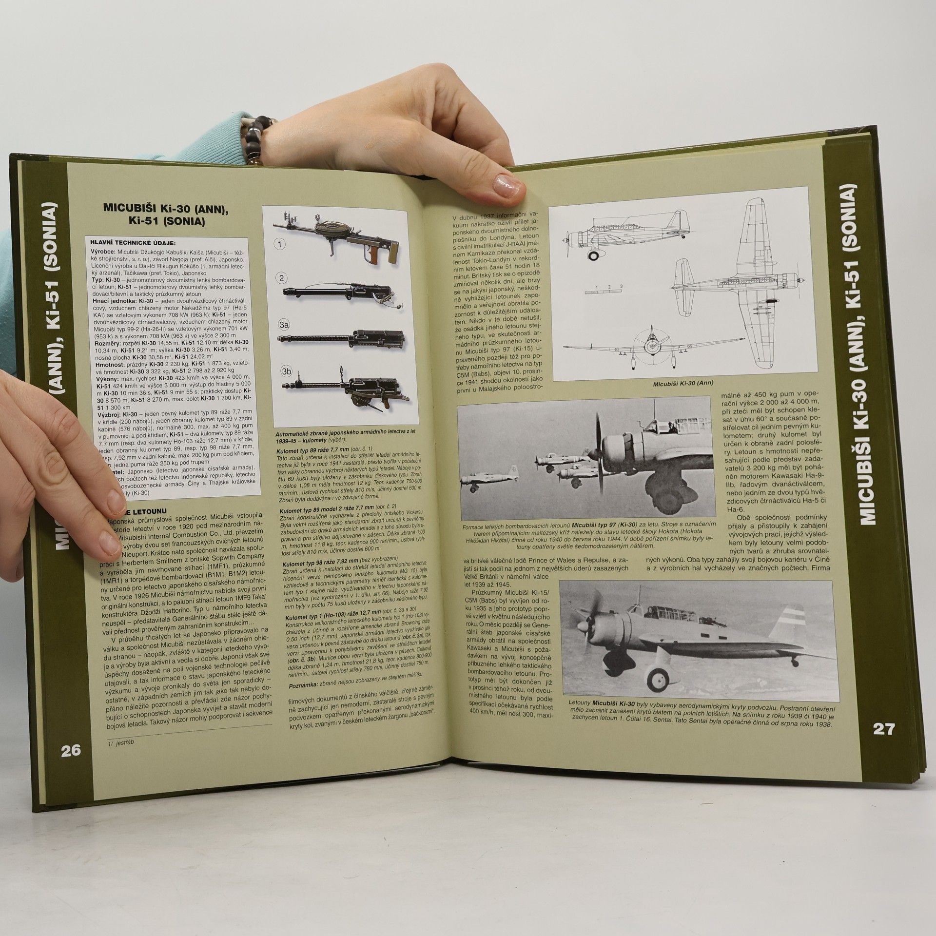 Jaroslav Schmid Letadla 1939-45. 2. díl, Stíhací a bombardovací letadla Japonska