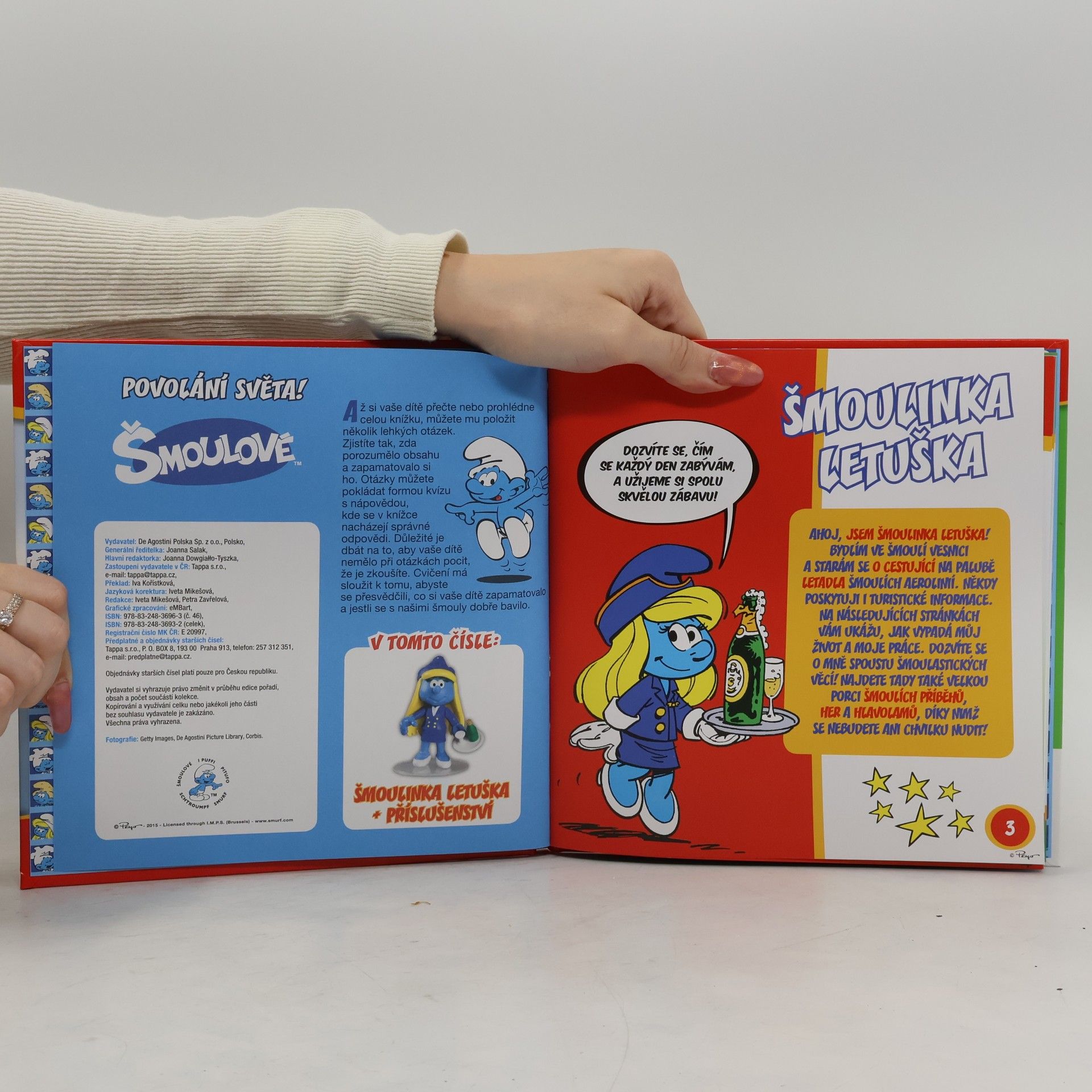 Peyo Povolání světa! Šmoulové 46. Šmoulinka letuška