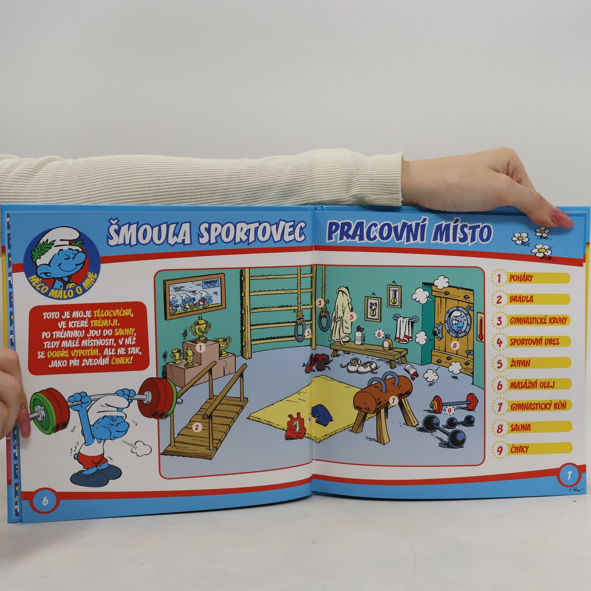 Peyo Šmoula sportovec