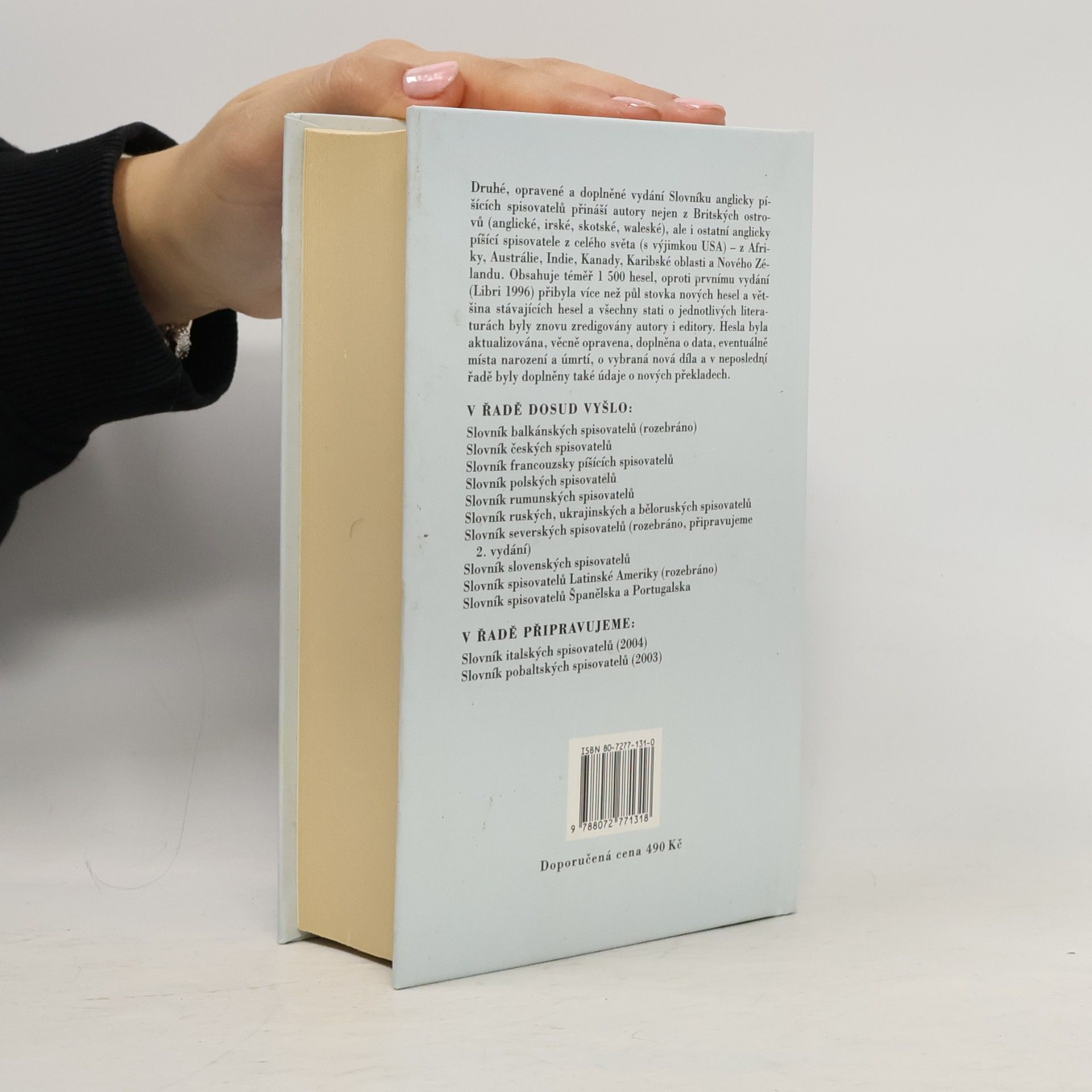 Martin Procházka Slovník spisovatelů. Anglická literatura