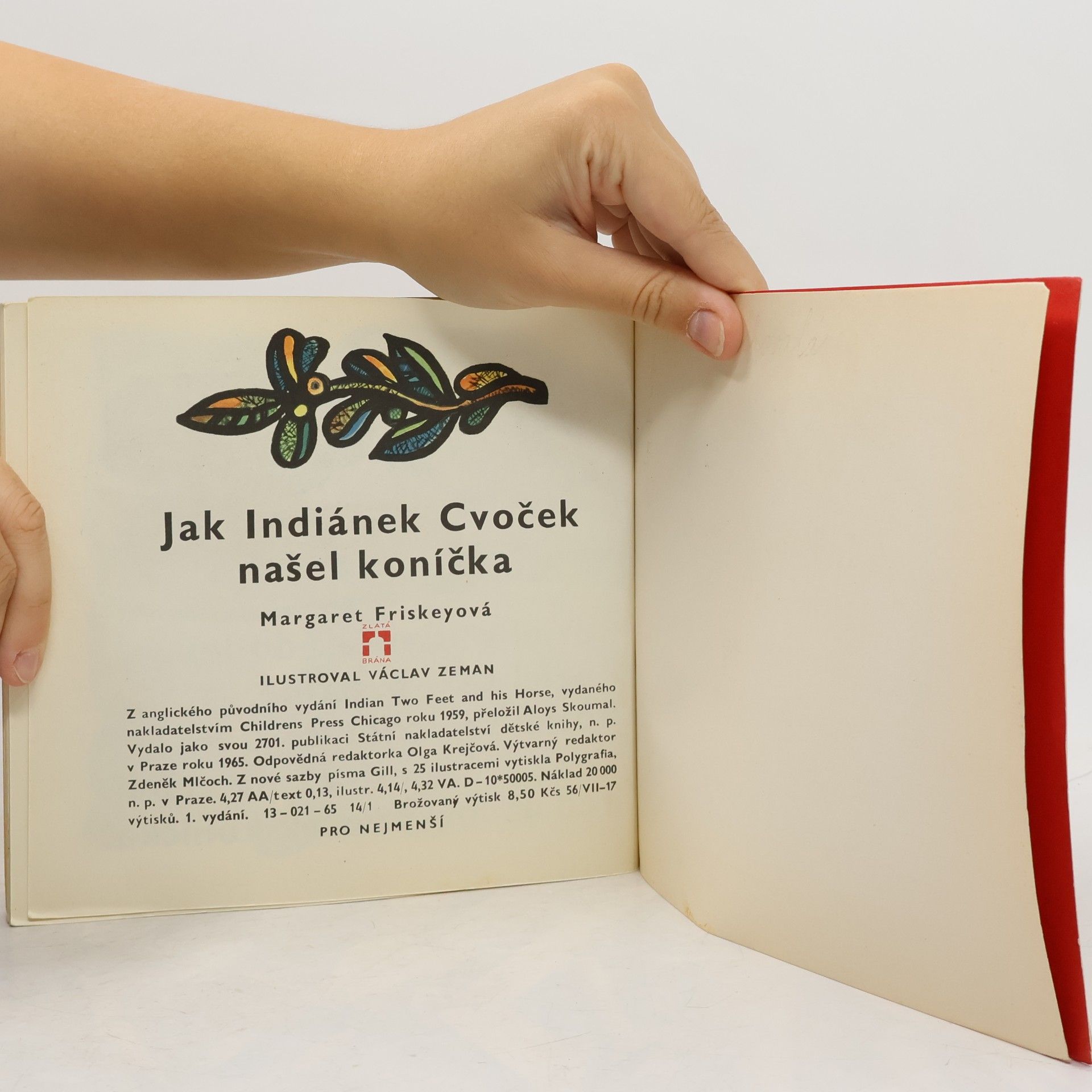 Margaret Friskey Jak Indiánek Cvoček našel koníčka