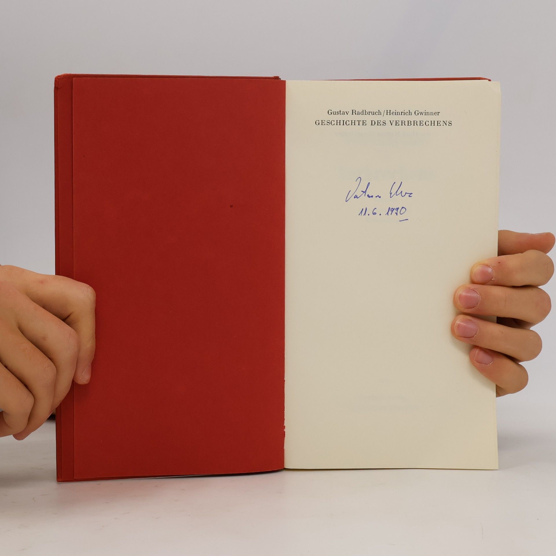 Gustav Radbruch Die Andere Bibliothek: Geschichte des Verbrechens