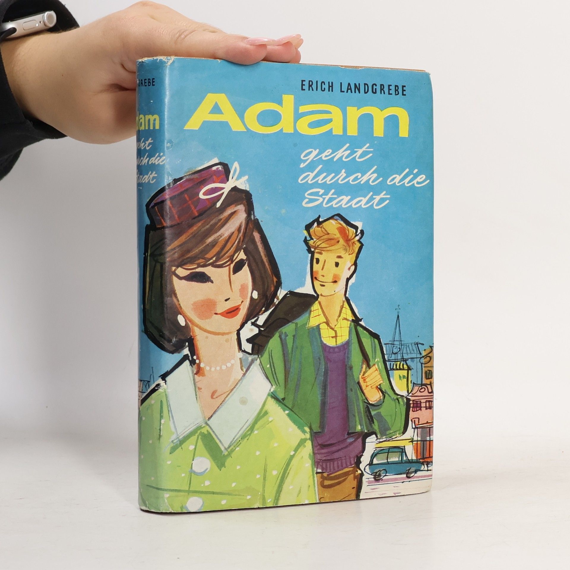 Erich Landgrebe Adam geht durch die Stadt