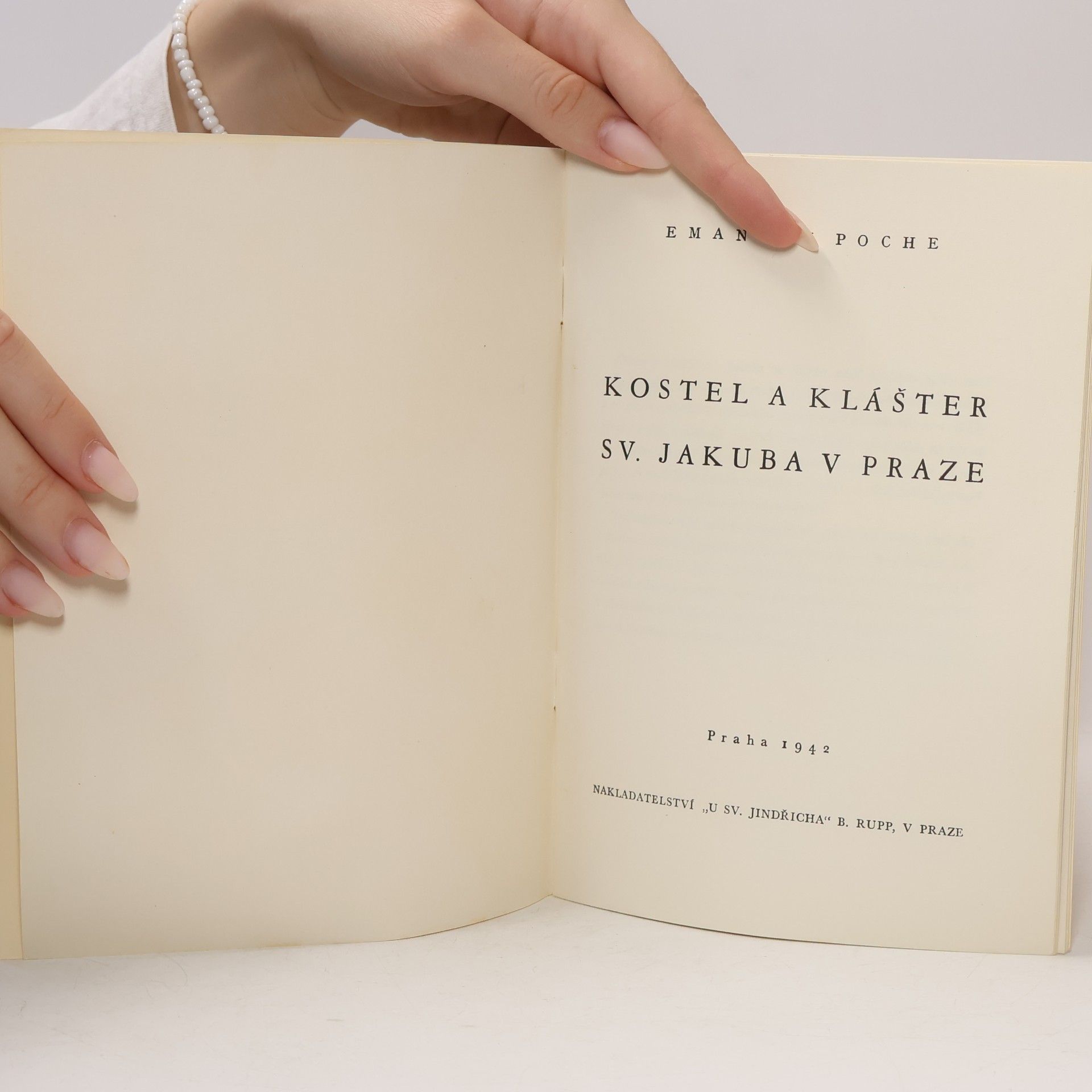 Emanuel Poche Kostel a klášter sv. Jakuba v Praze