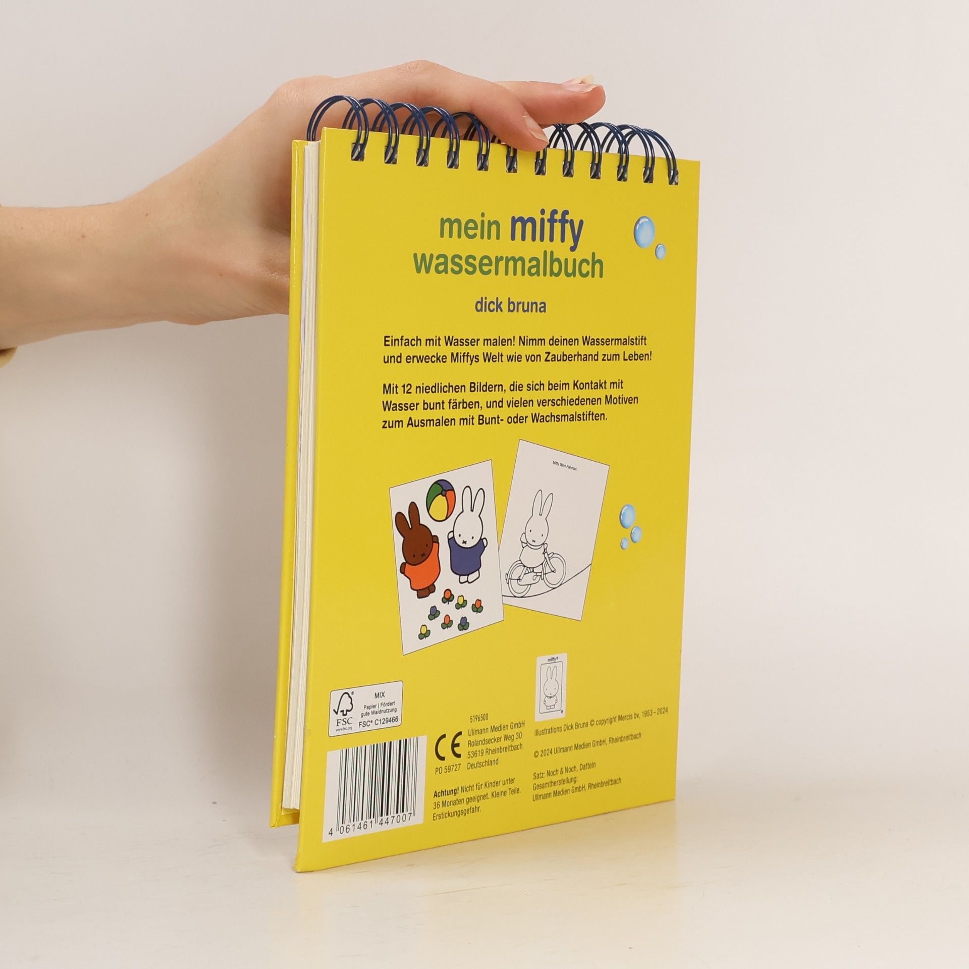 Dick Bruna Mein Miffy Wassermalbuch