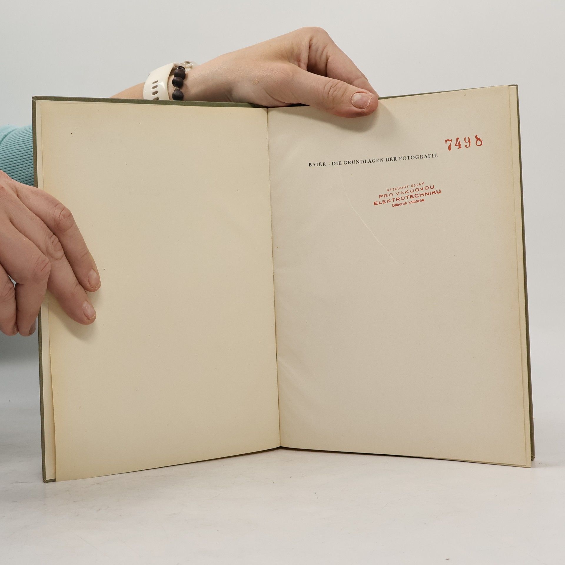 Wolfgang Baier Die Grundlagen der Fotografie