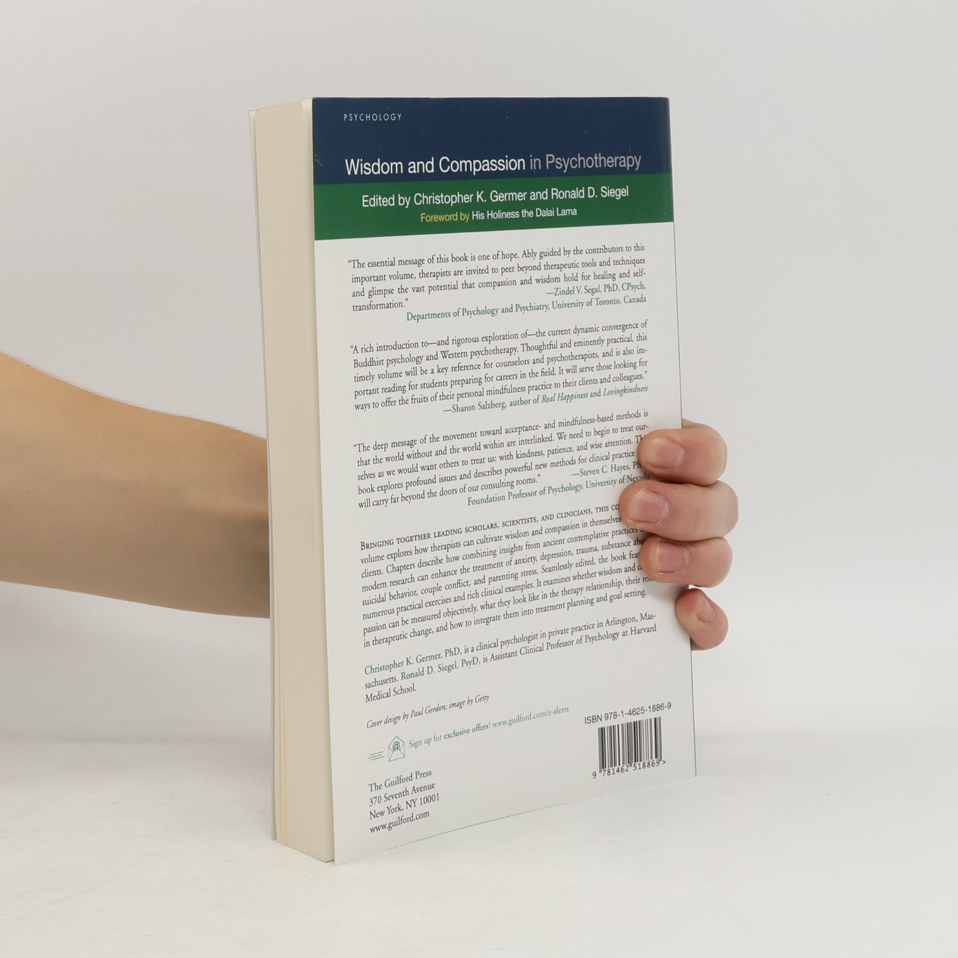 Christopher K. Germer Wisdom and Compassion in Psychotherapy