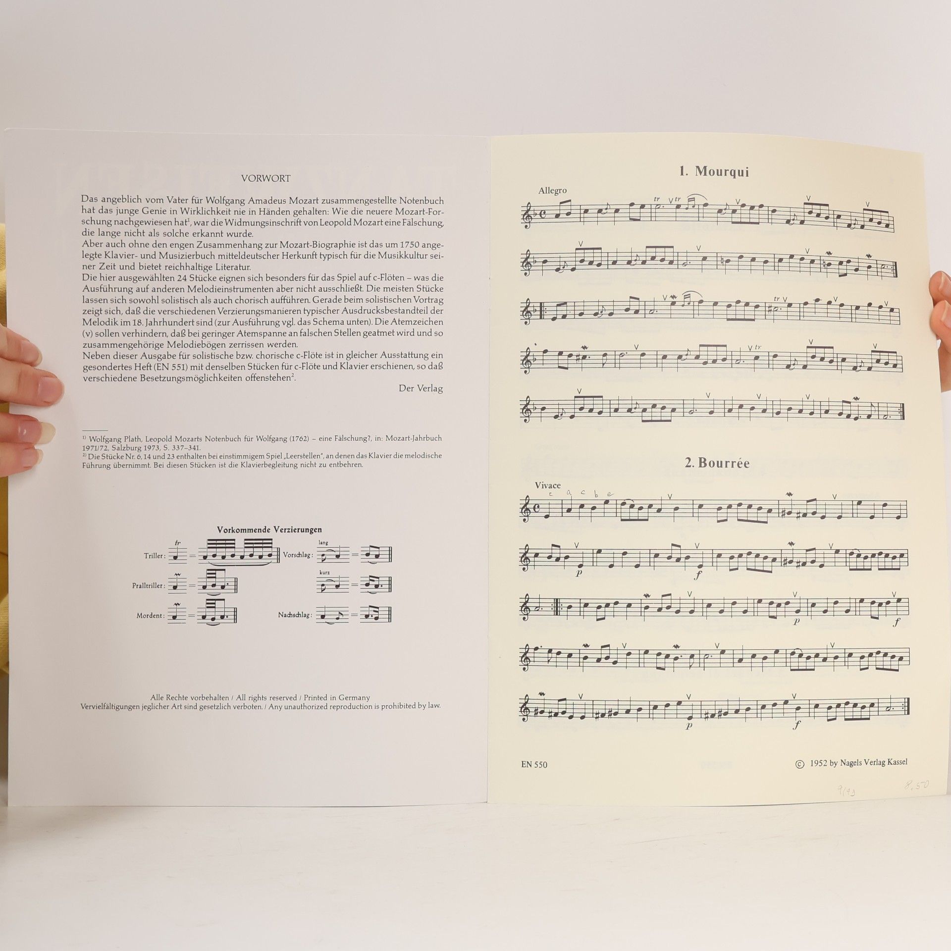 Leopold Mozart Tanzweisen