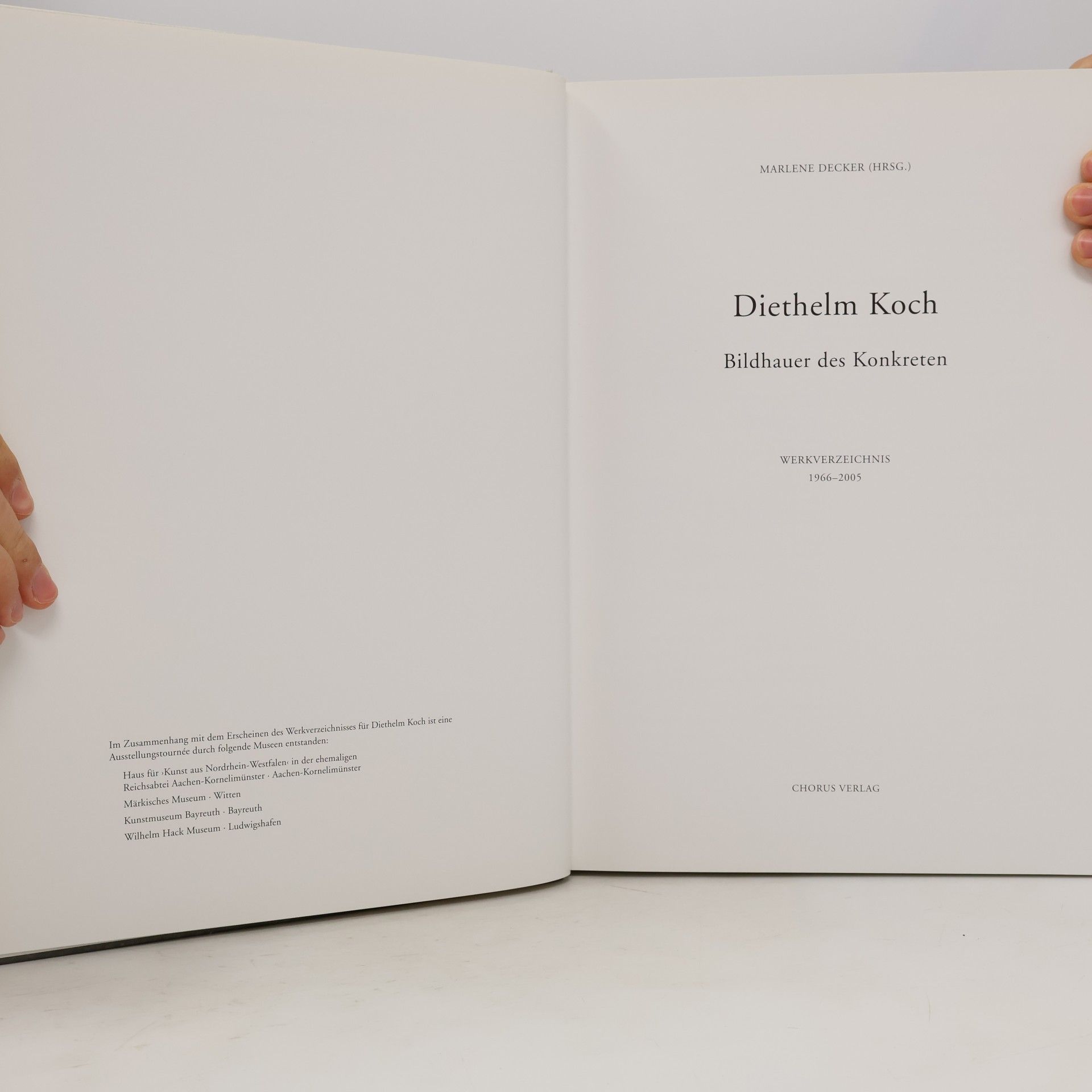 Diethelm Koch Bildhauer des Konkreten