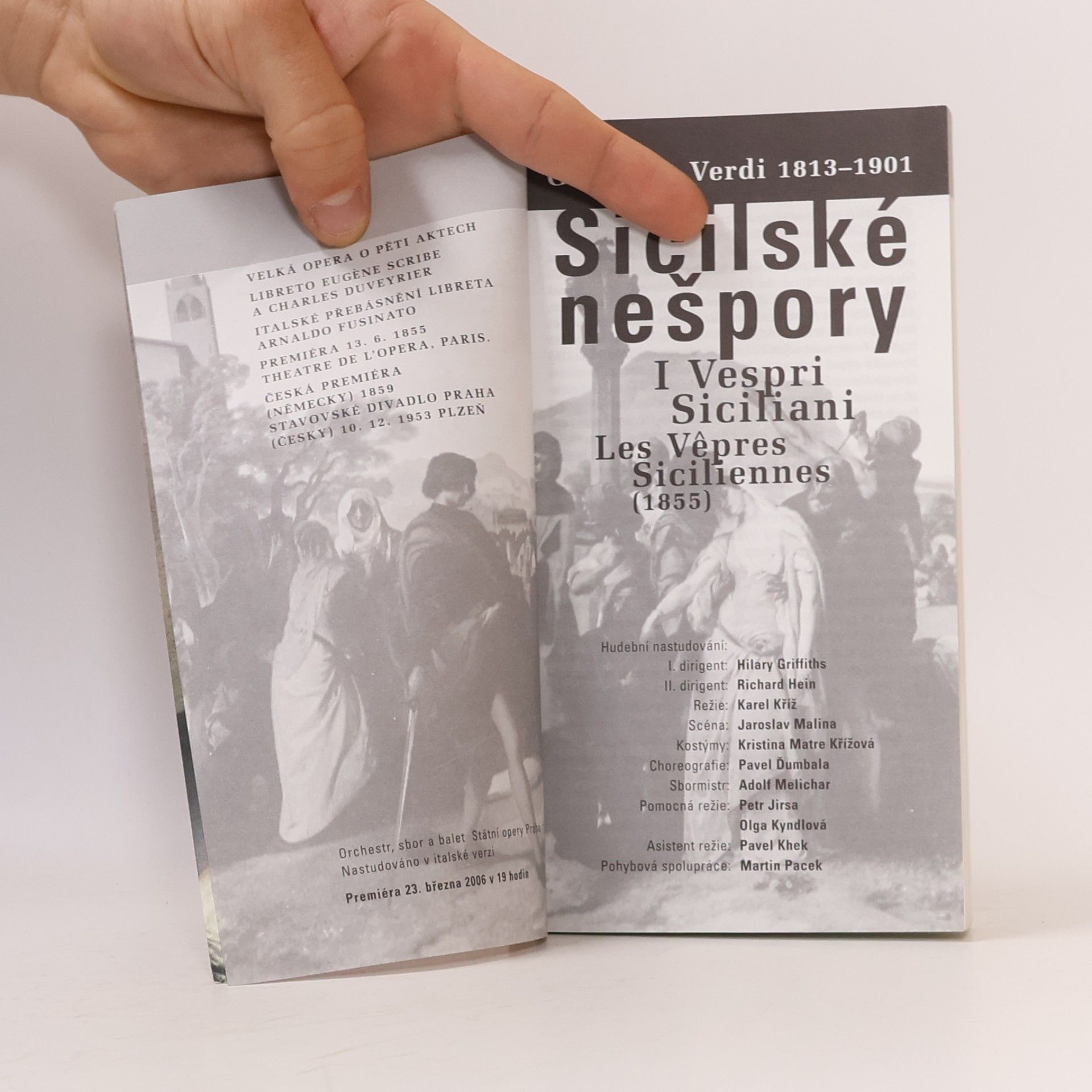 Giuseppe Verdi Sicilské nešpory 2005/2006