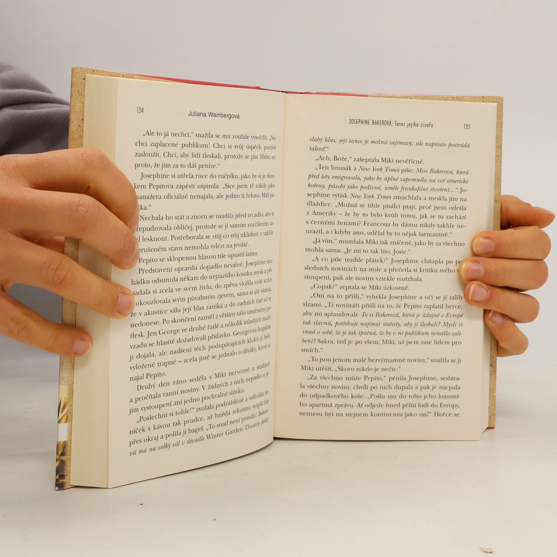 Juliana Weinberg Josephine Bakerová : tanec jejího života