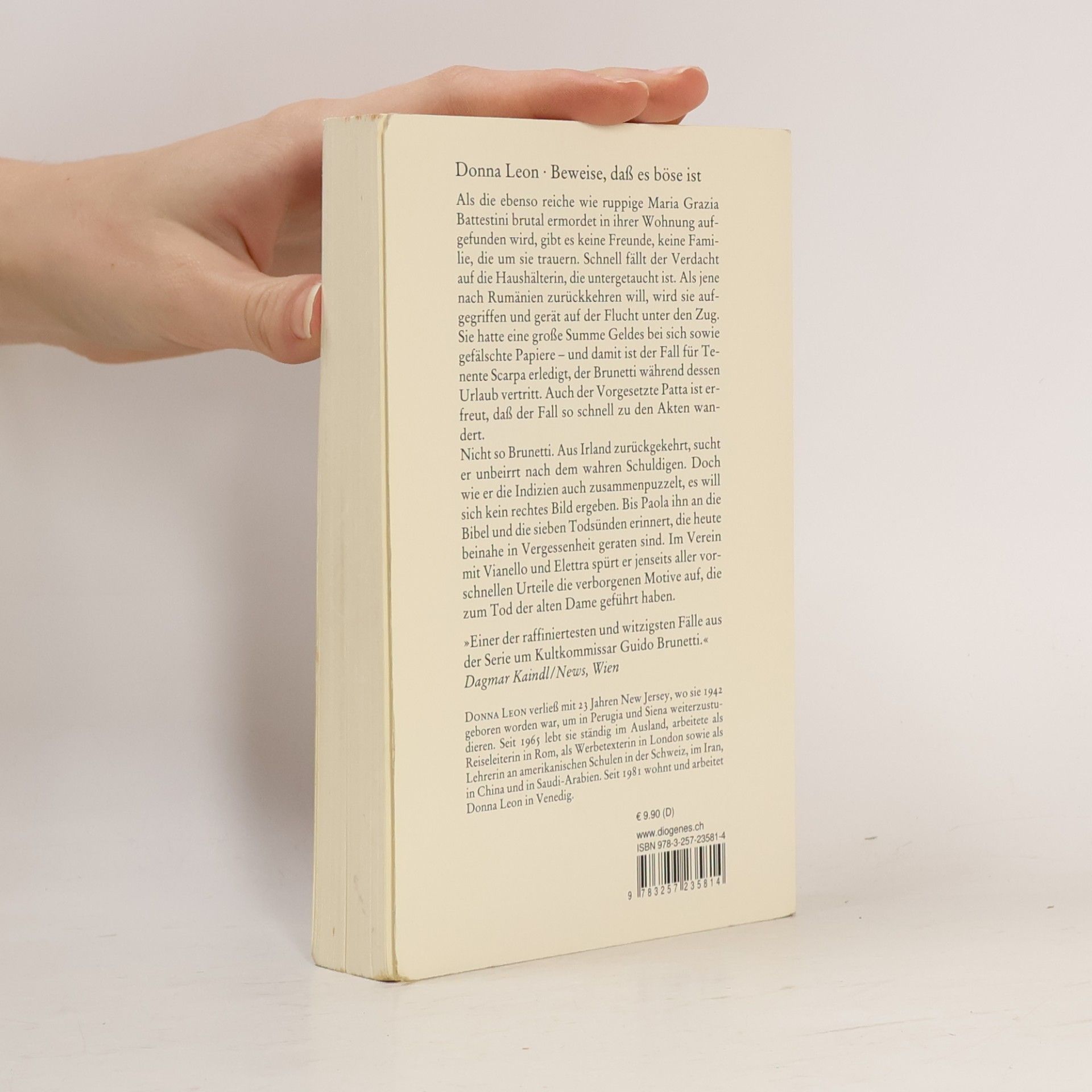 Donna Leon Beweise, daß es böse ist