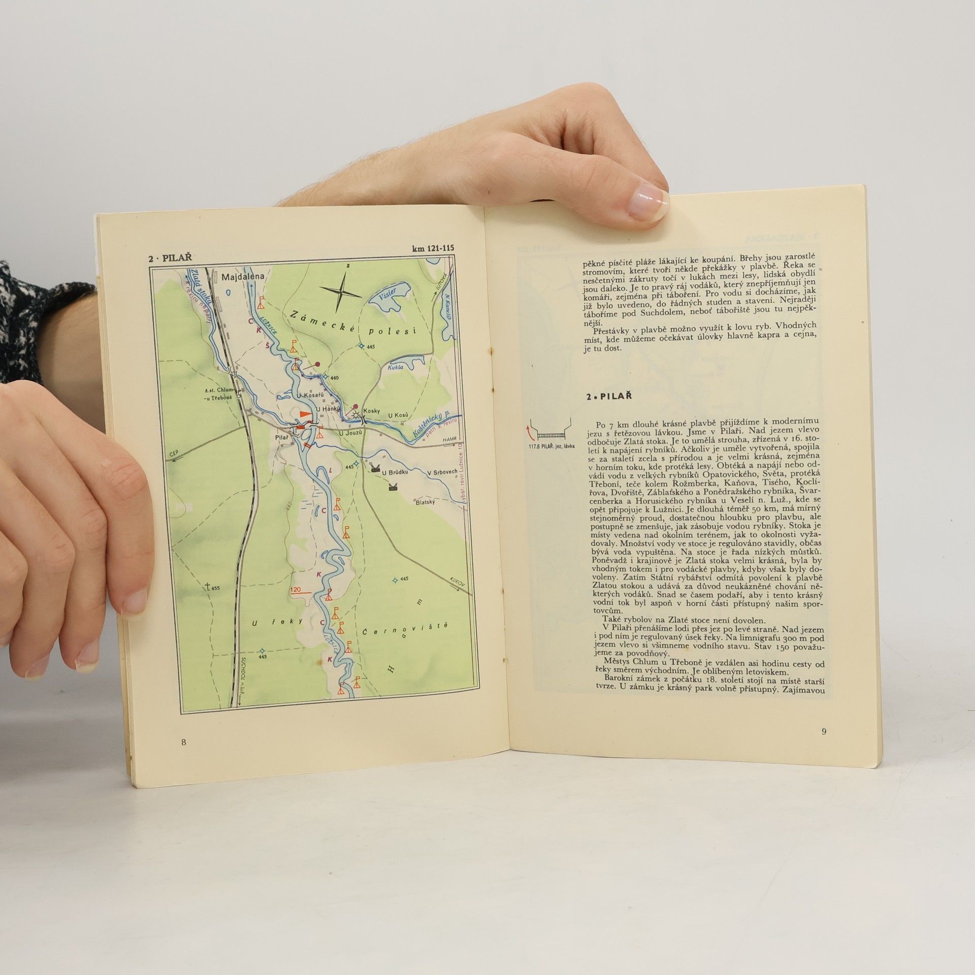 Collectif d'auteurs Vodácká rybářská mapa Lužnice