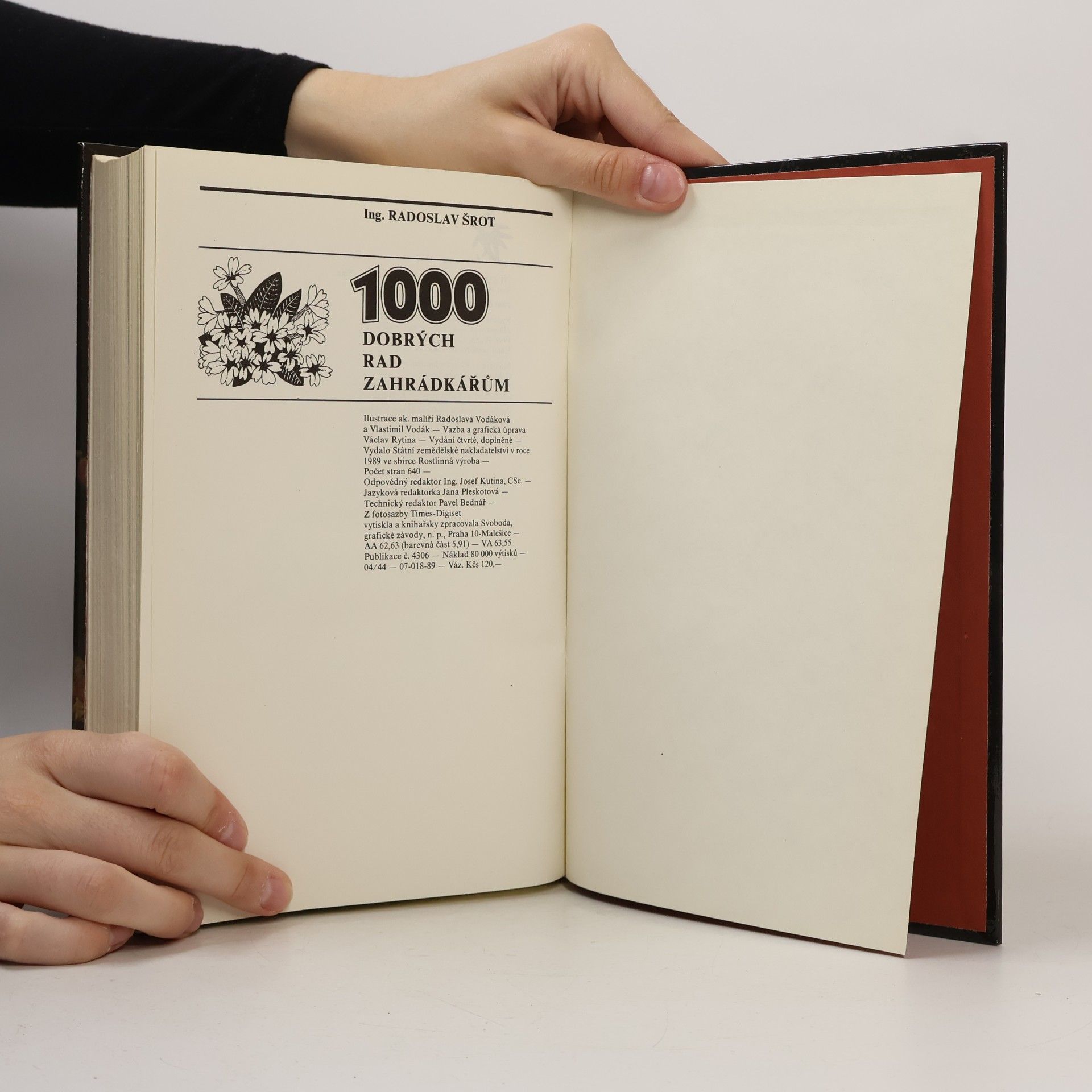 Radoslav Šrot 1000 dobrých rad zahrádkářům