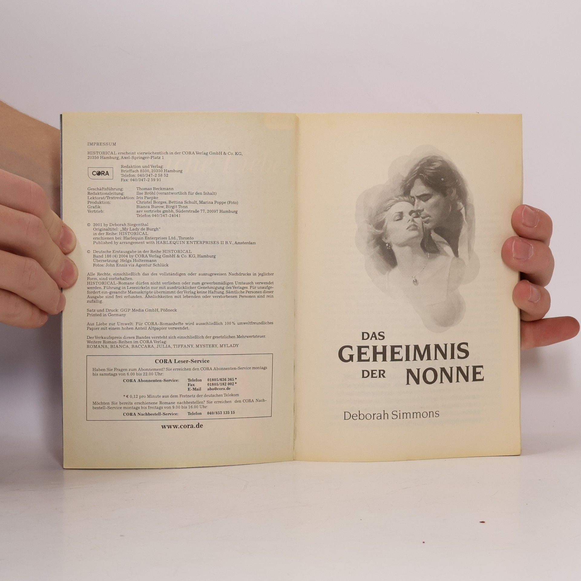 Deborah Simmons Historical 186. Das Geheimnis der Nonne