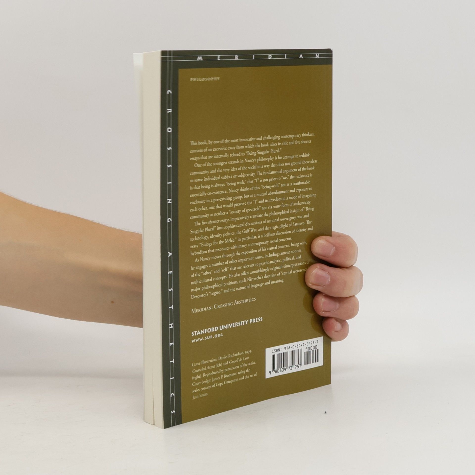 Jean-Luc Nancy Meridian: Being Singular Plural