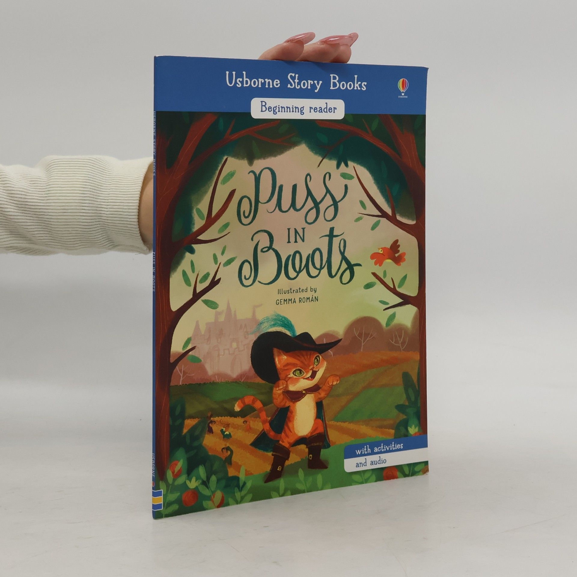 Gemma Roman Usborne Story Books: Puss in Boots: Beginning Reader - With Activities and Audio