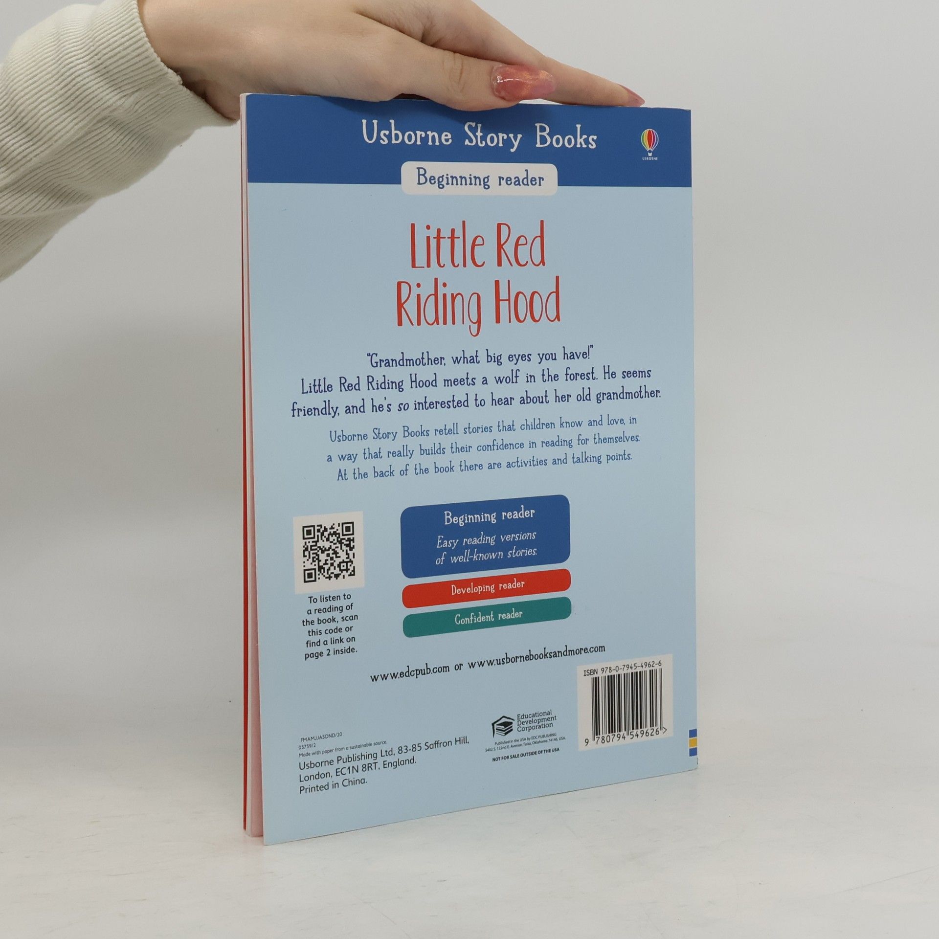 Andy Prentice Usborne Story Books: Little Red Riding Hood - Beginning Reader - With Activities and Audio