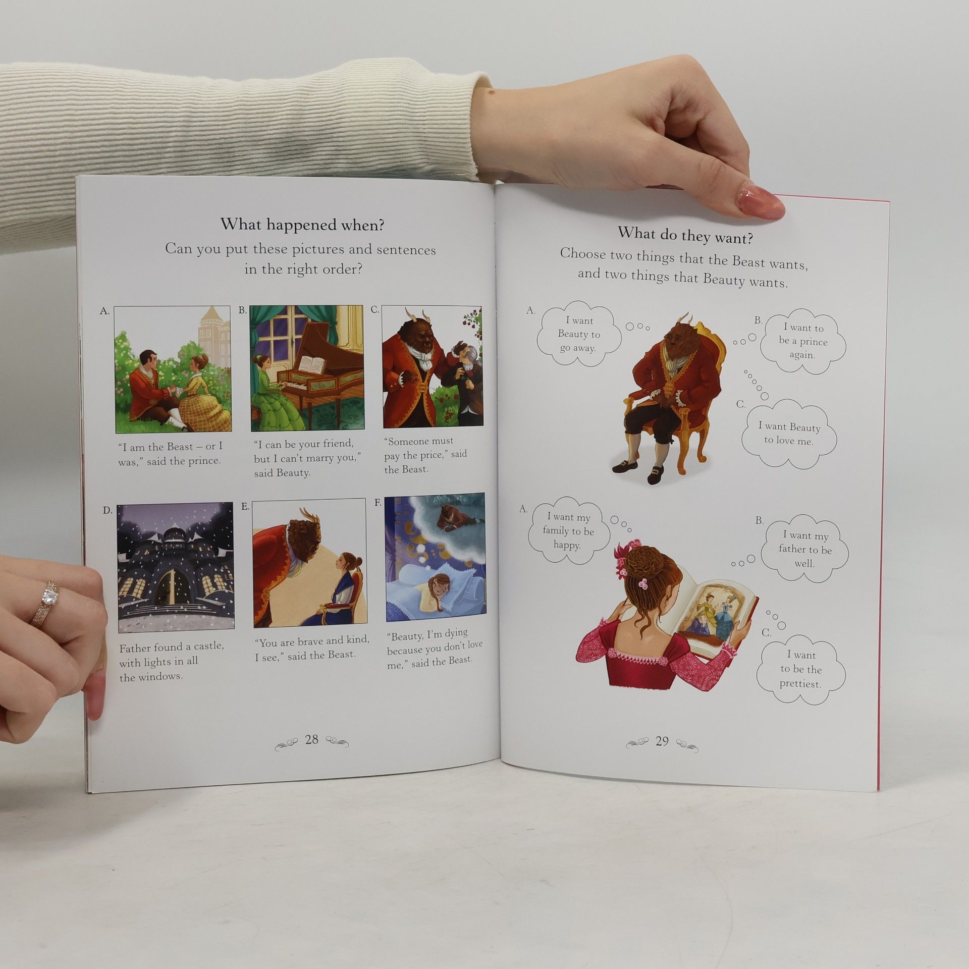 Laure Fournier Usborne Story Books: Beauty and the Beast