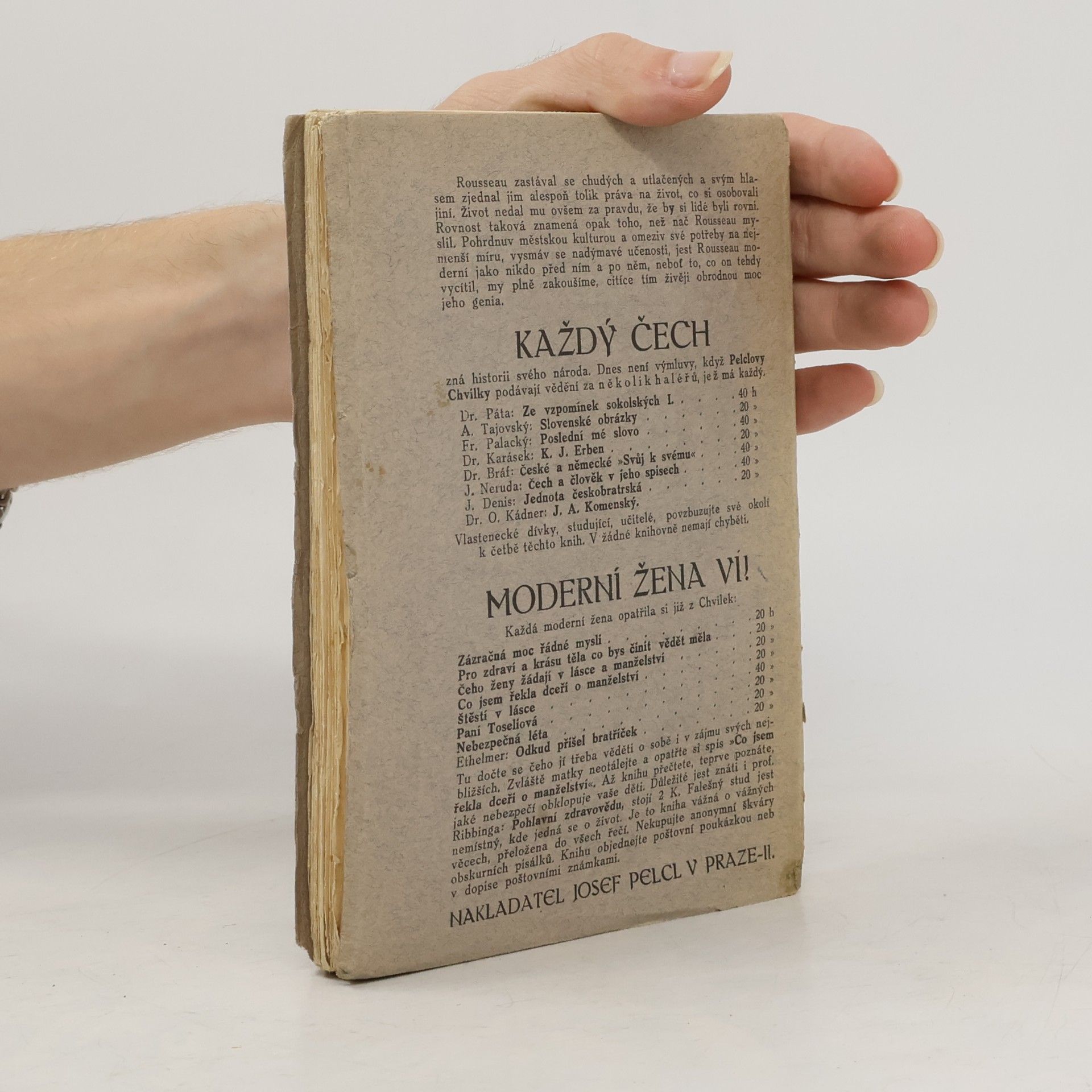 Jean-Jacques Rousseau Knihy života3. Nová Heloisa. Čtvrtý a pátý díl
