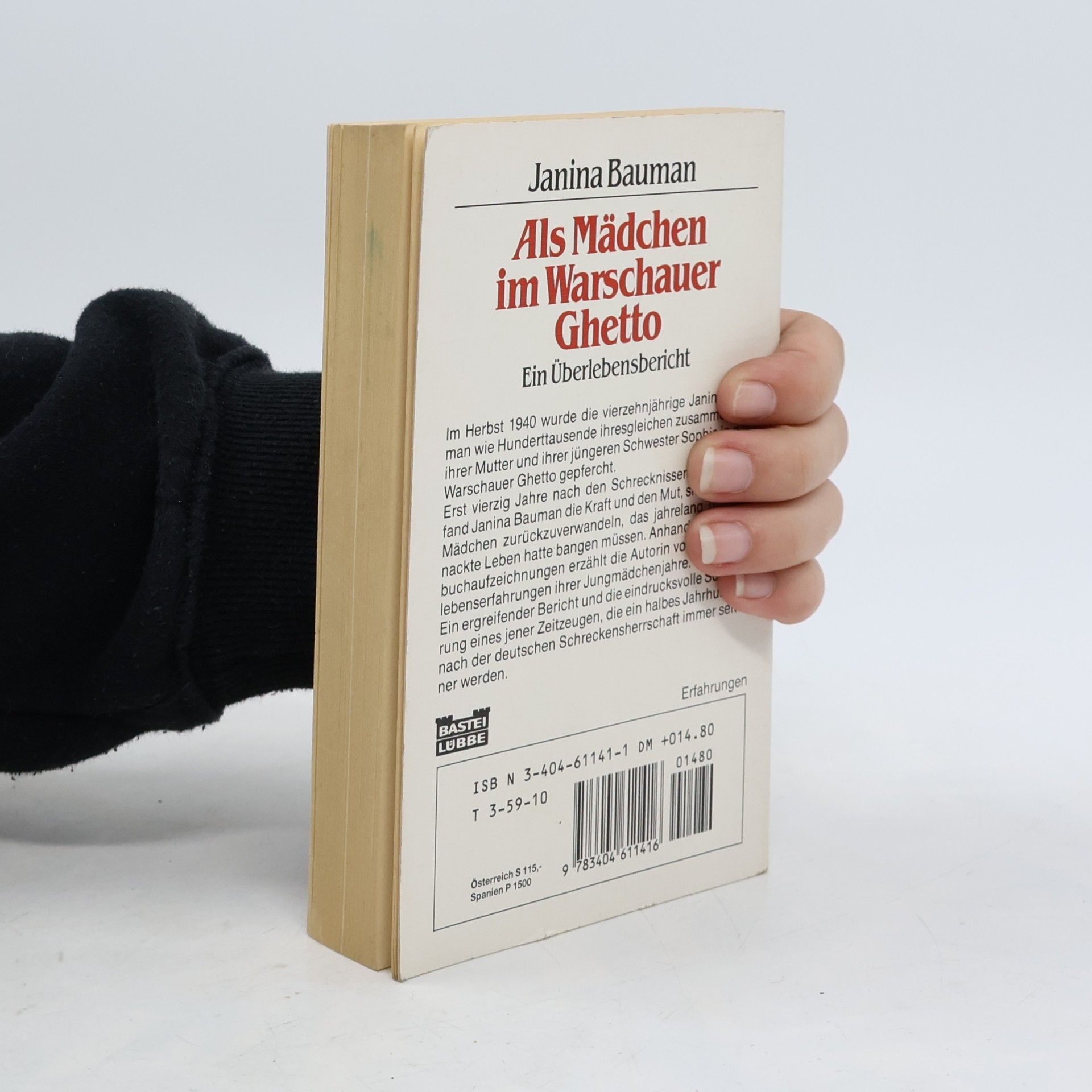 Janina Bauman Als Mädchen im Warschauer Ghetto