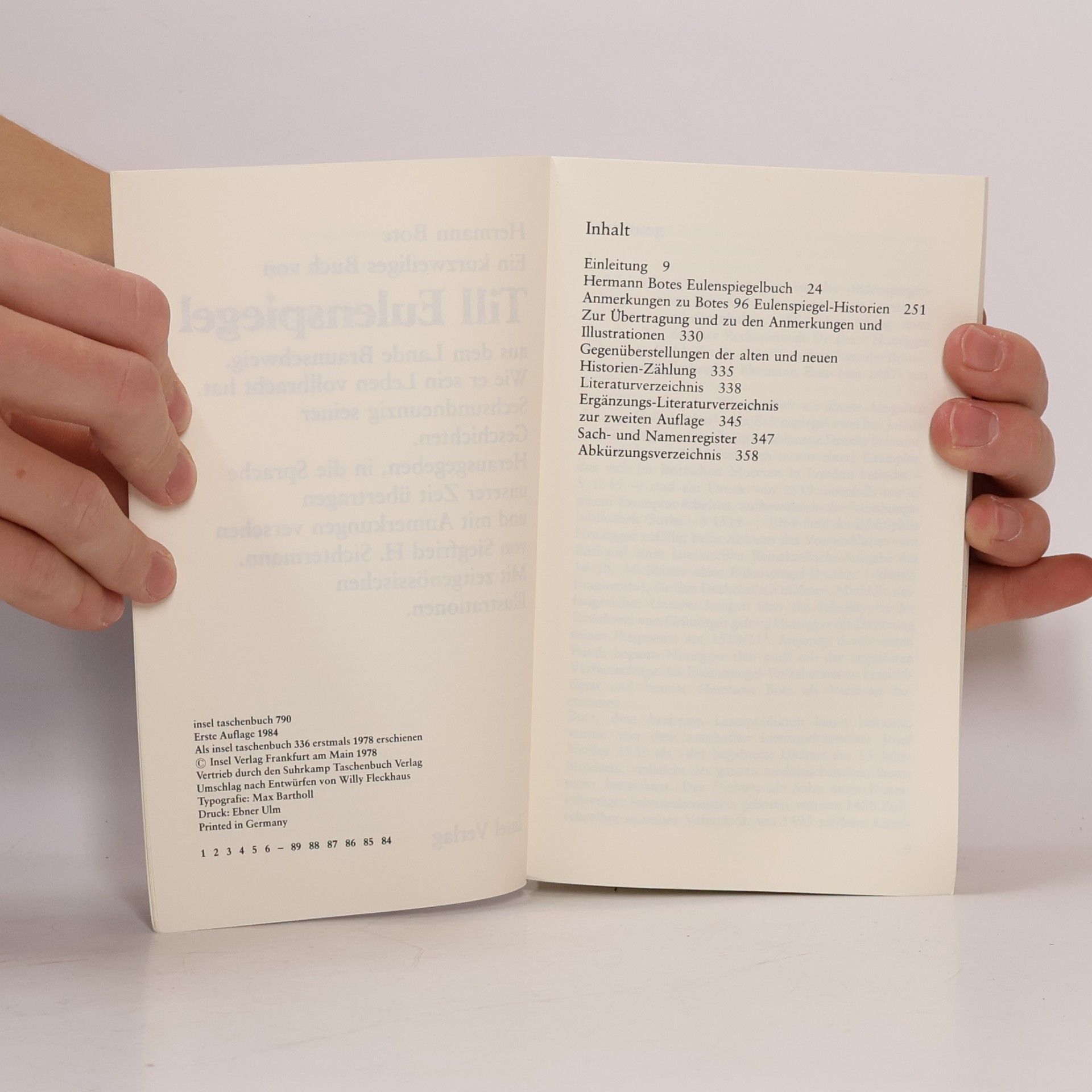 Hermann Bote Till Eulenspiegel. Vollständige Ausgabe des Textes