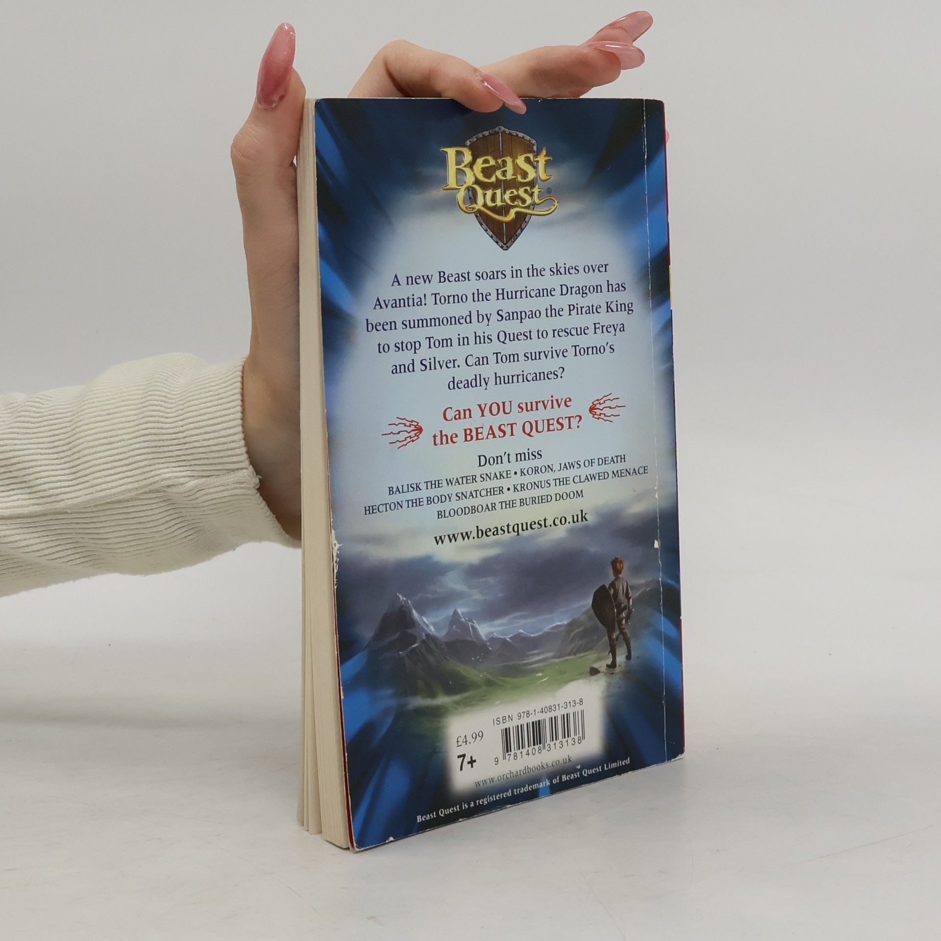 Adam Blade Beast Quest: 46: Torno the Hurricane Dragon