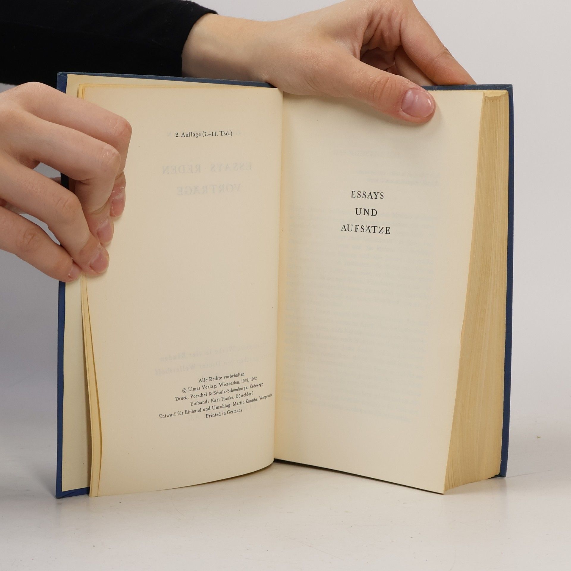 Gottfried Benn Essays. Reden. Vorträge
