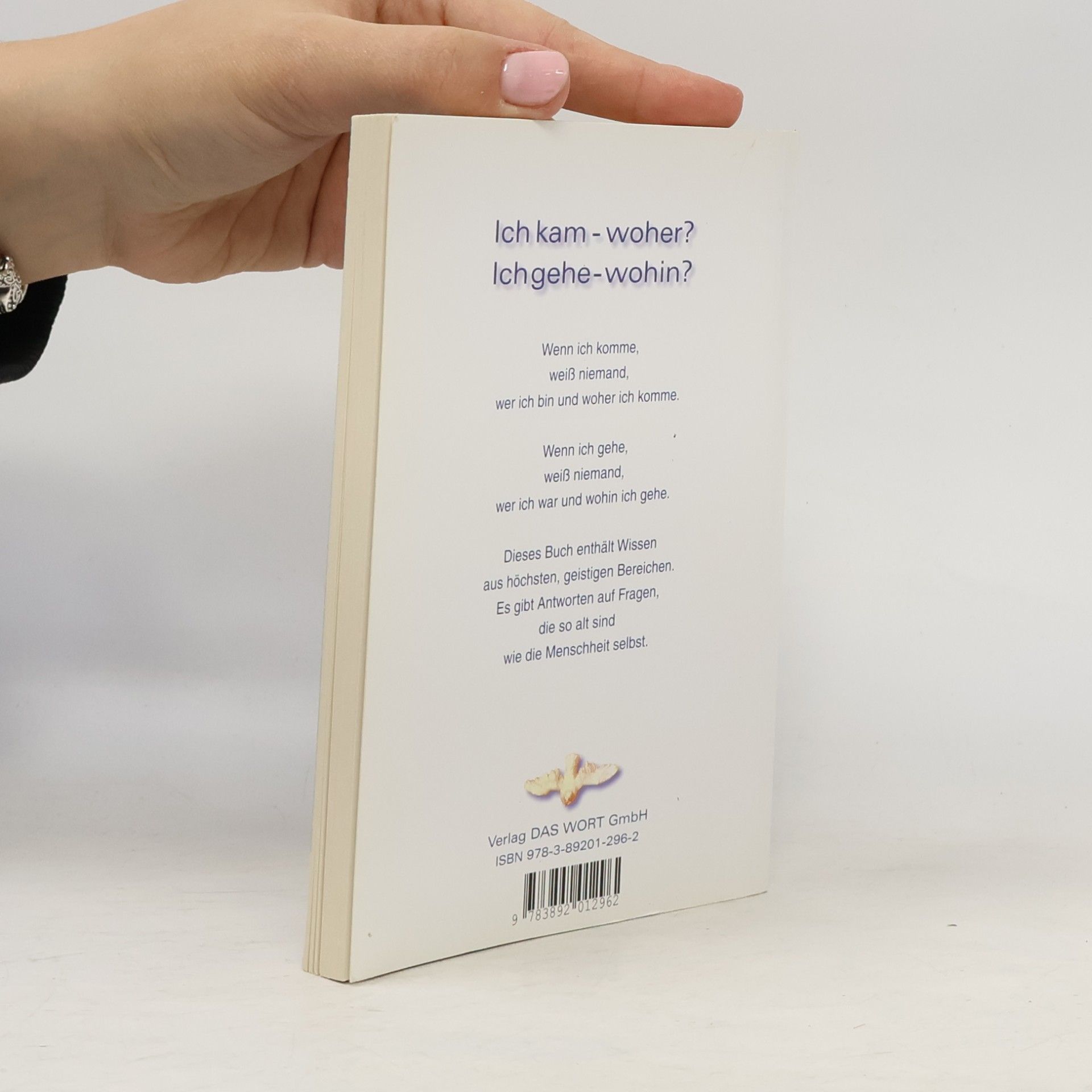 Various authors Ich kam - woher? Ich gehe - wohin?