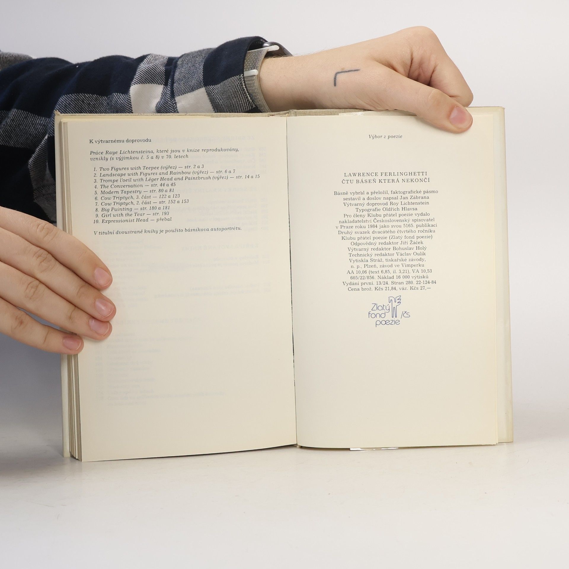 Lawrence Ferlinghetti Čtu báseň která nekončí