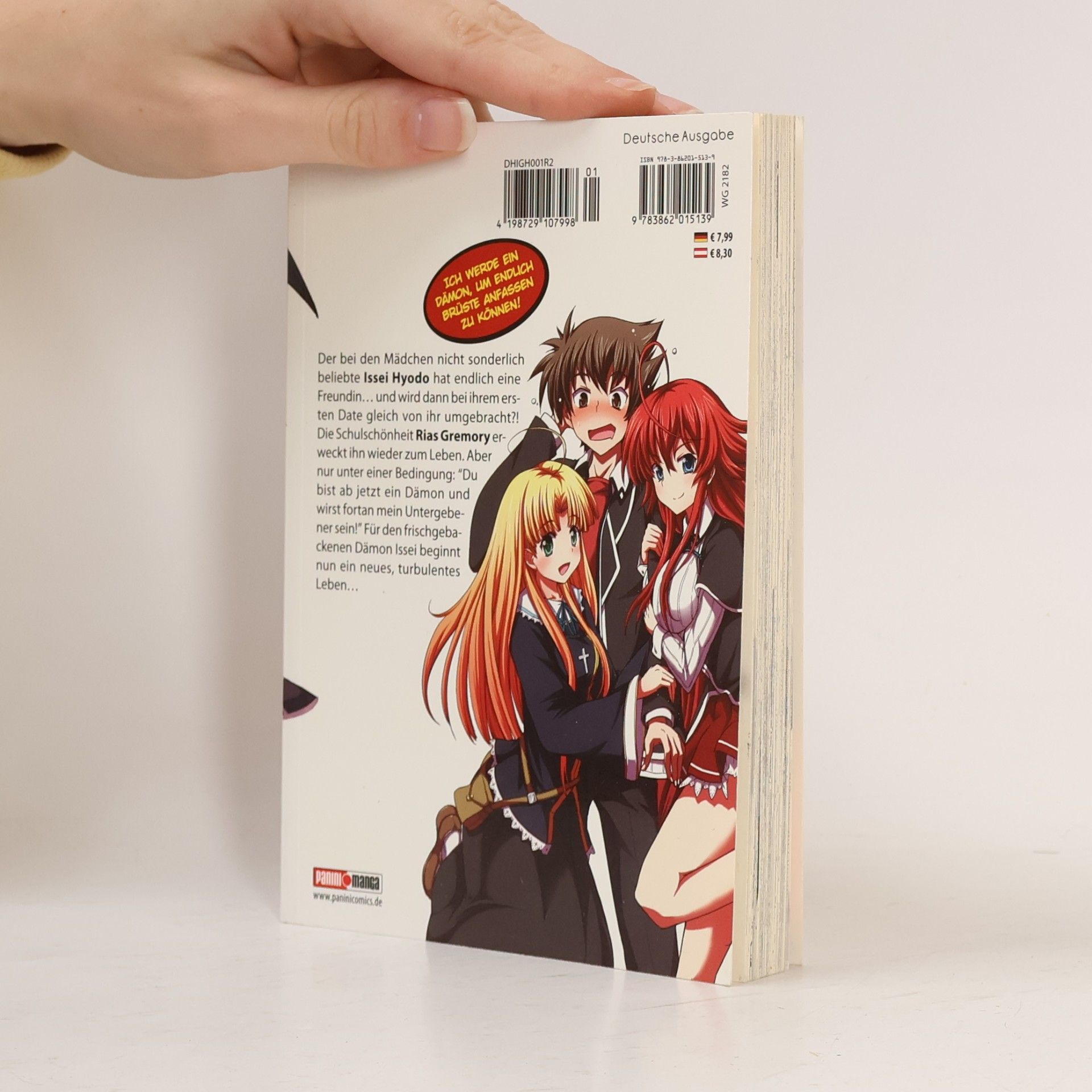 Hiroji Mishima HighSchool DxD 01