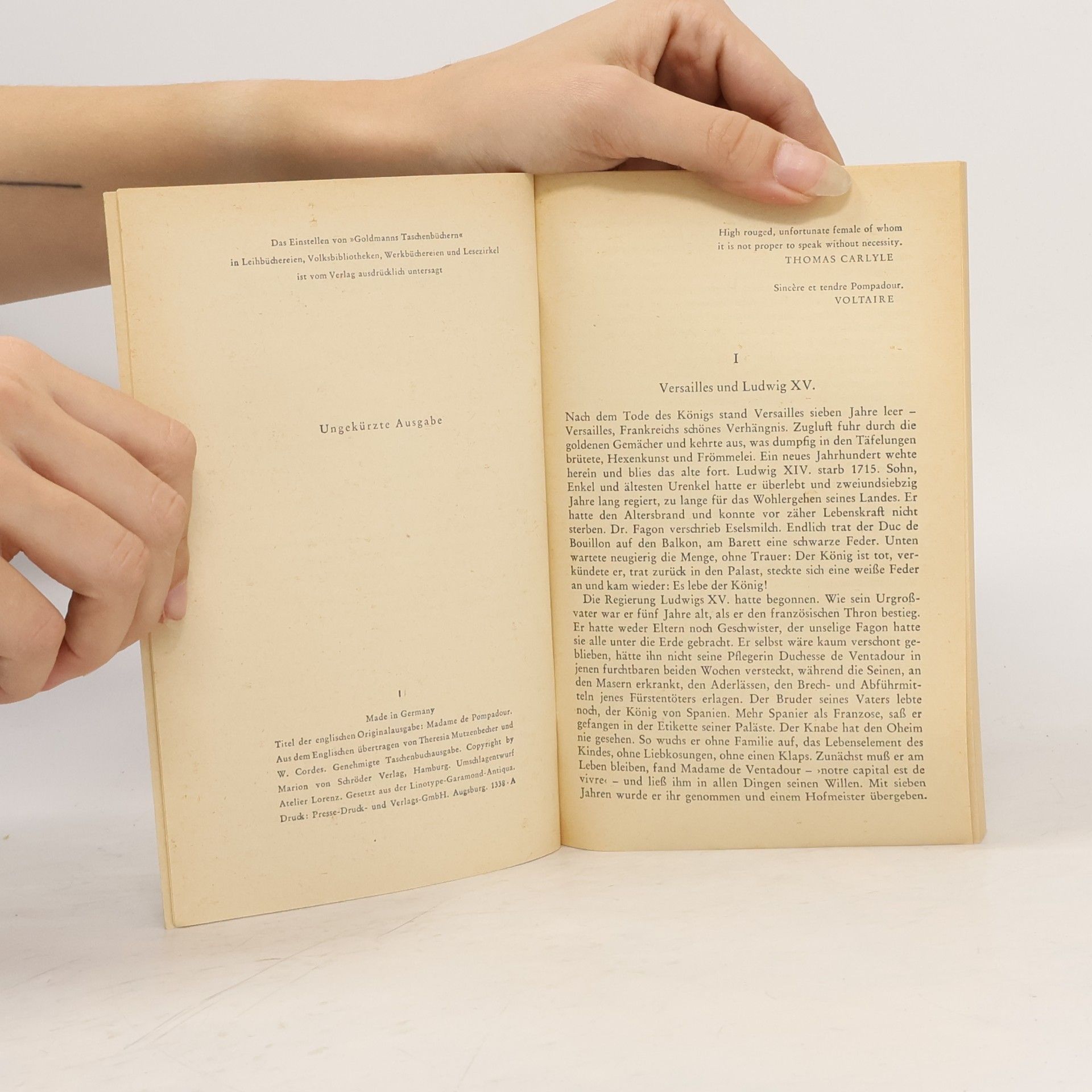 Nancy Mitford Madame de Pompadour
