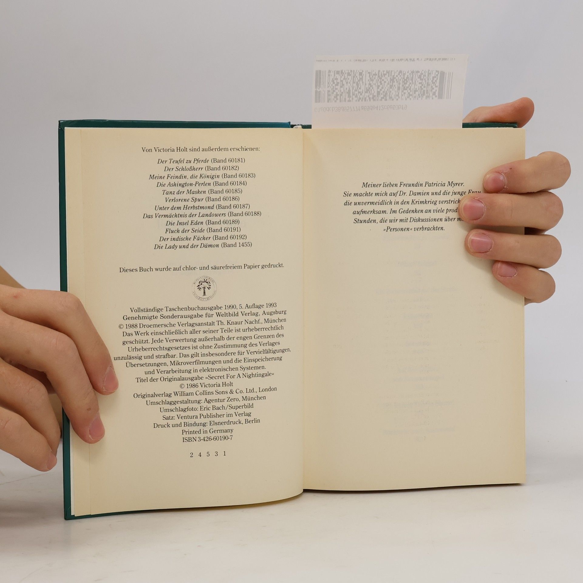 Eleanor Burford Geheimnis einer Nachtigall