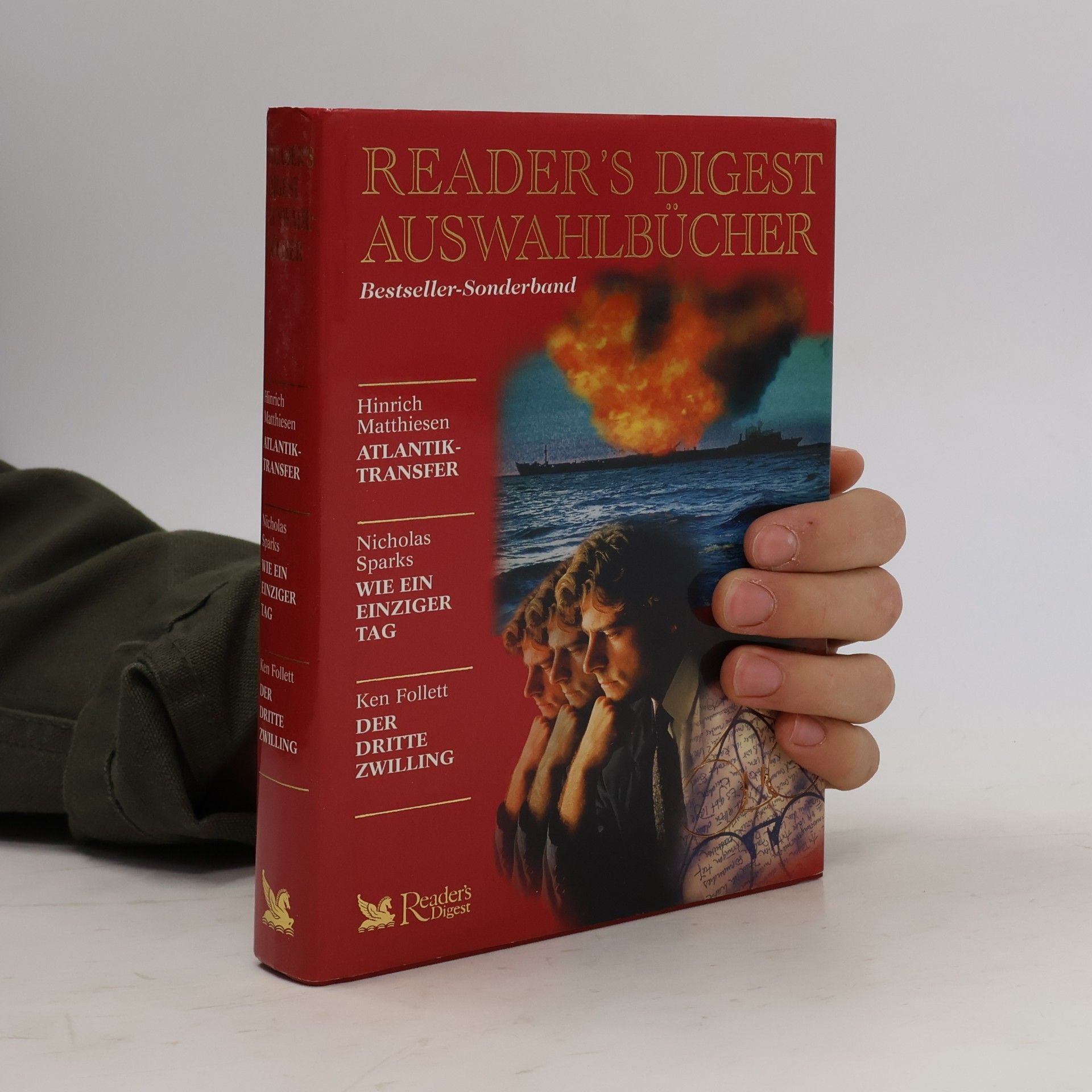 Nicholas Sparks Reader's Digest Auswahlbücher. Atlantik-Transfer. Wie ein einziger Tag. Der dritte Zwilling