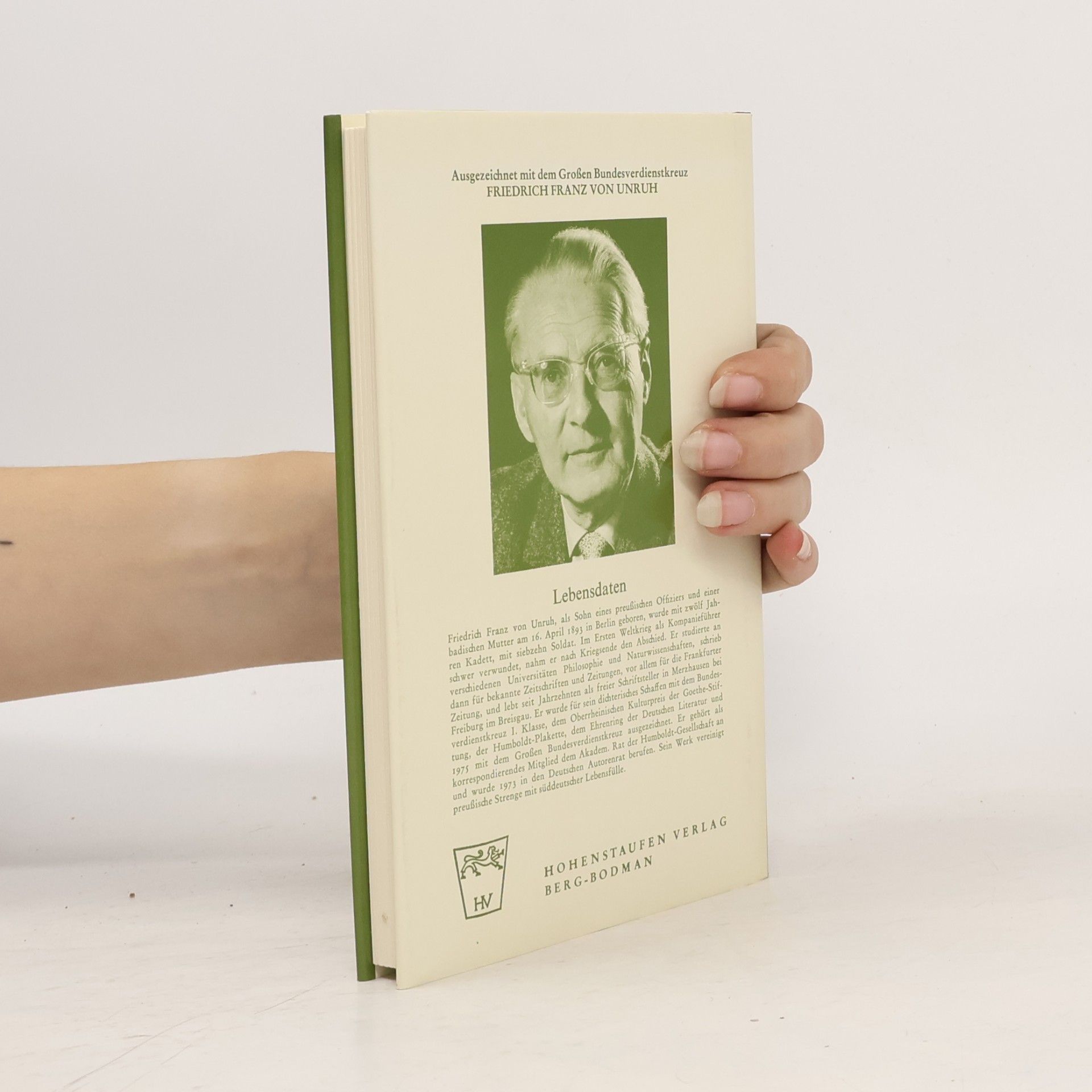 Friedrich Franz von Unruh Der Teufel im Ruhestand