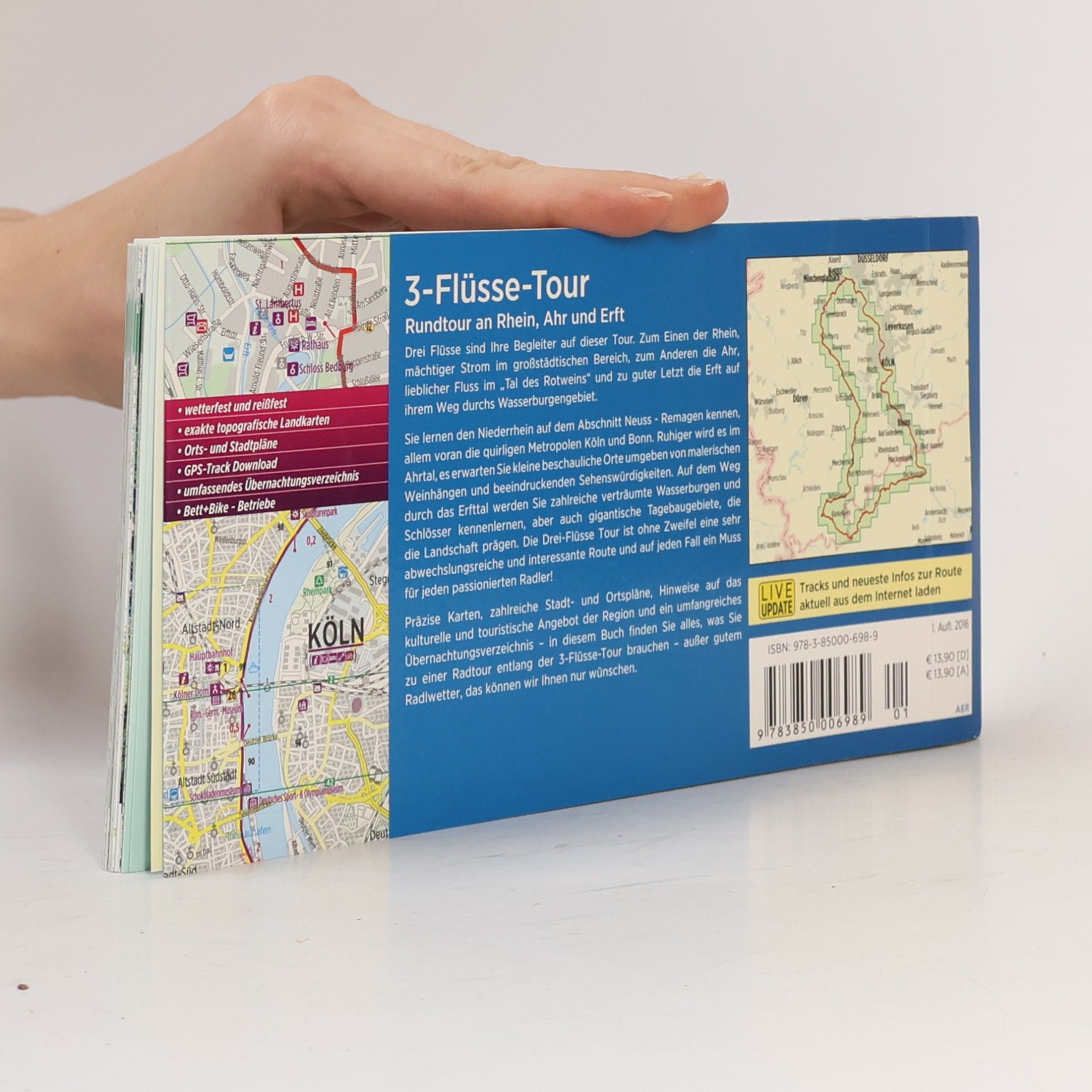 bikeline Radtourenbuch: 3-Flüsse-Tour