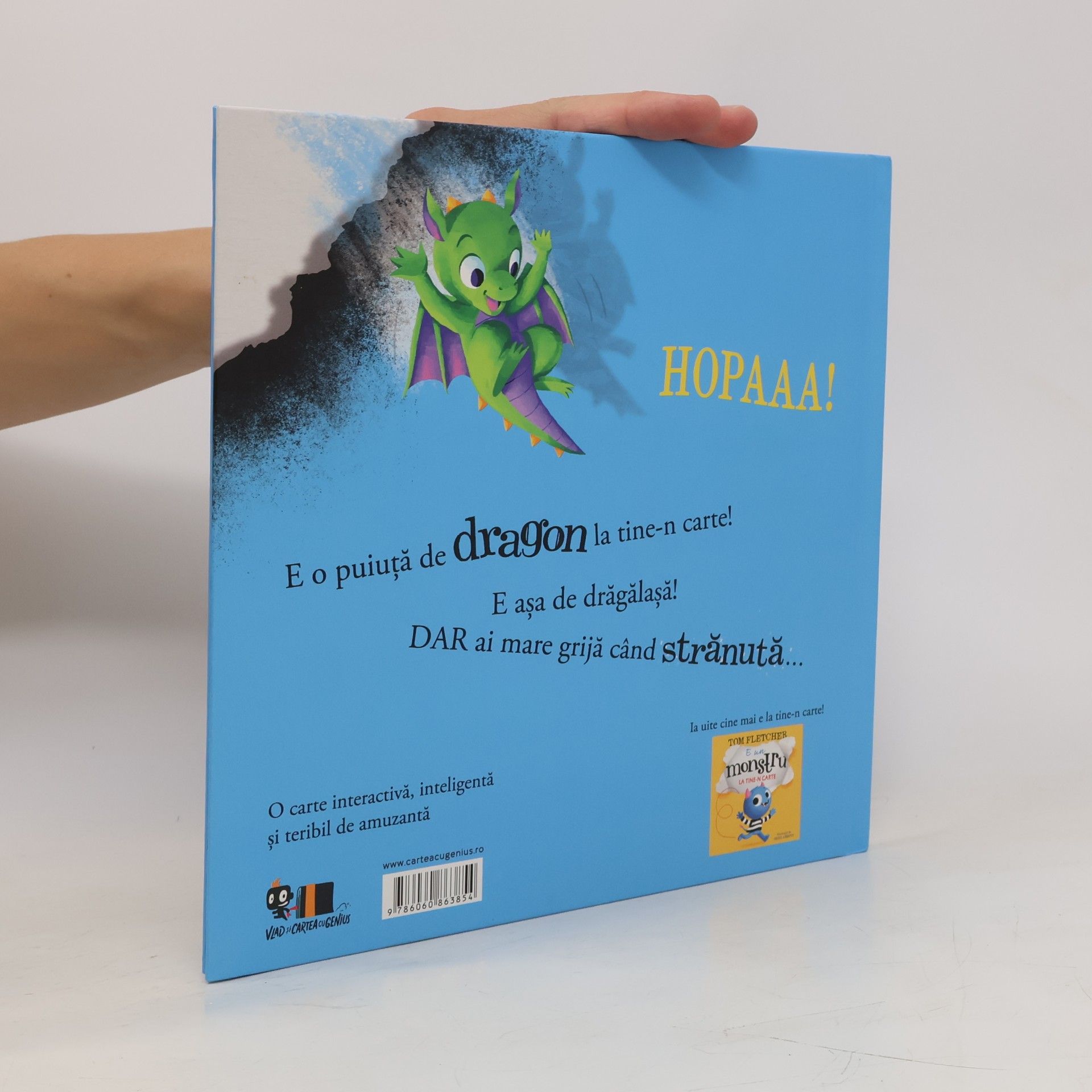 Tom Fletcher Vlad si cartea cu Genius: E un dragon la tine-n carte - Editie in limba romana