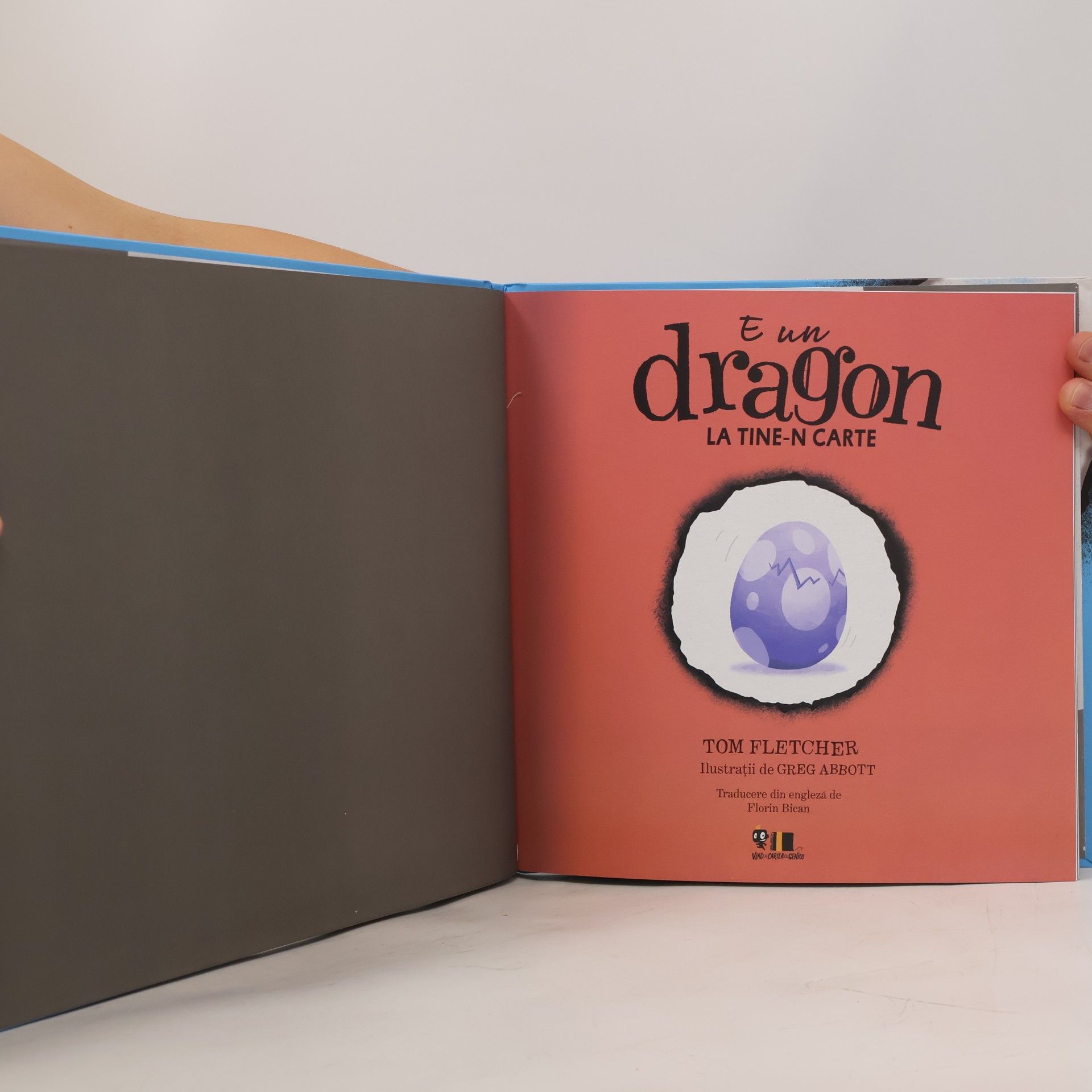 Tom Fletcher Vlad si cartea cu Genius: E un dragon la tine-n carte - Editie in limba romana