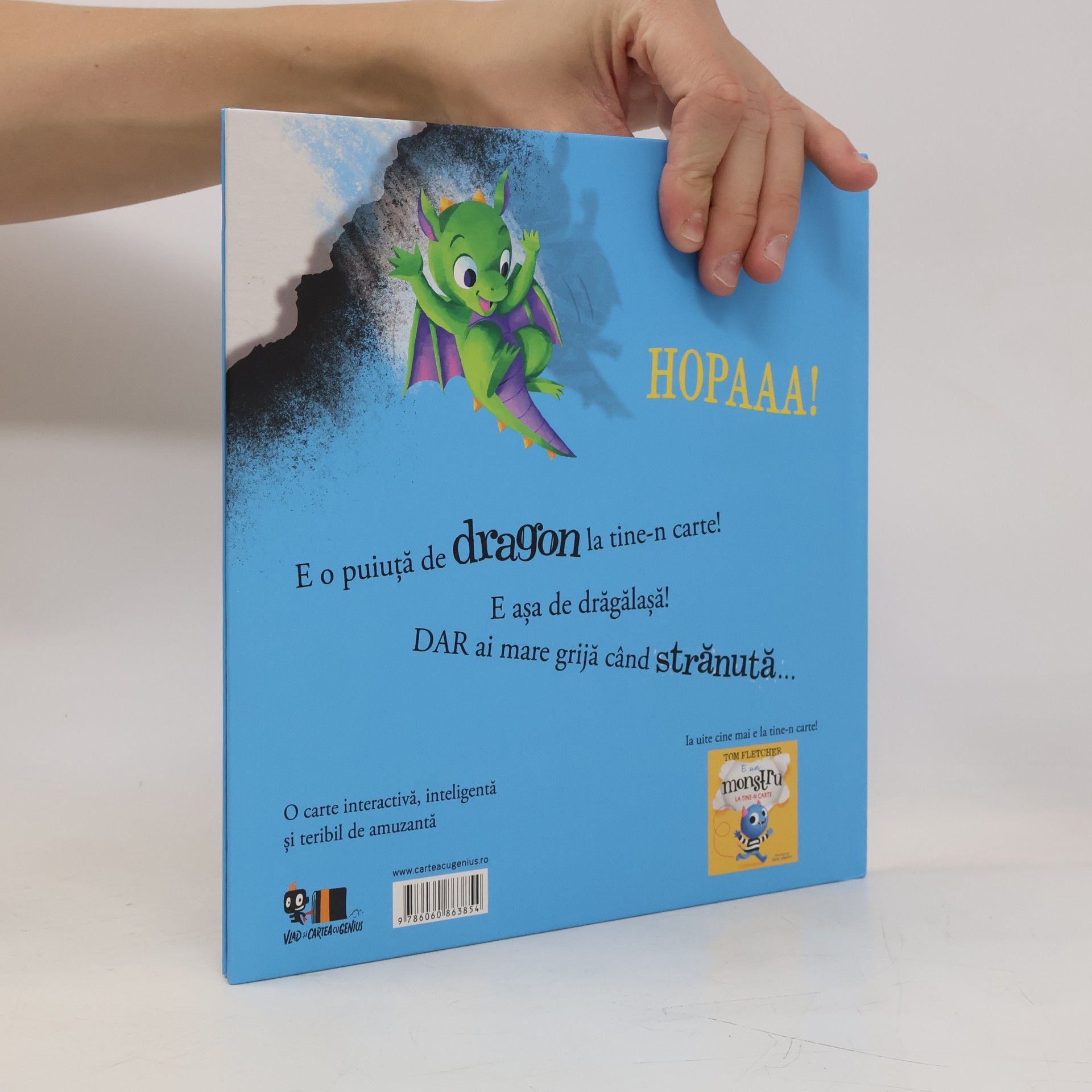 Tom Fletcher Vlad si cartea cu Genius: E un dragon la tine-n carte - Editie in limba romana