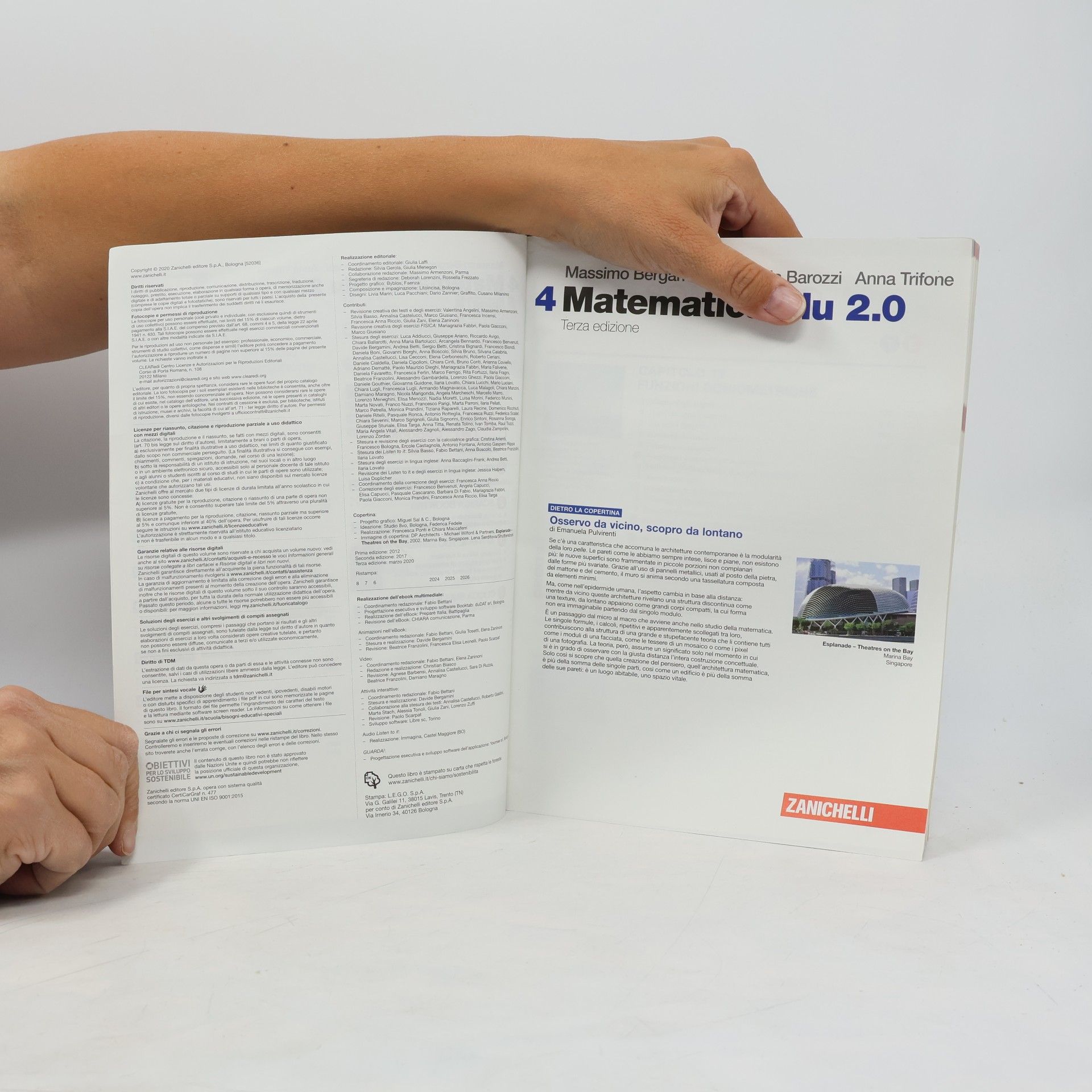 Massimo Bergamini 4 Matematica.blu 2.0 con Tutor