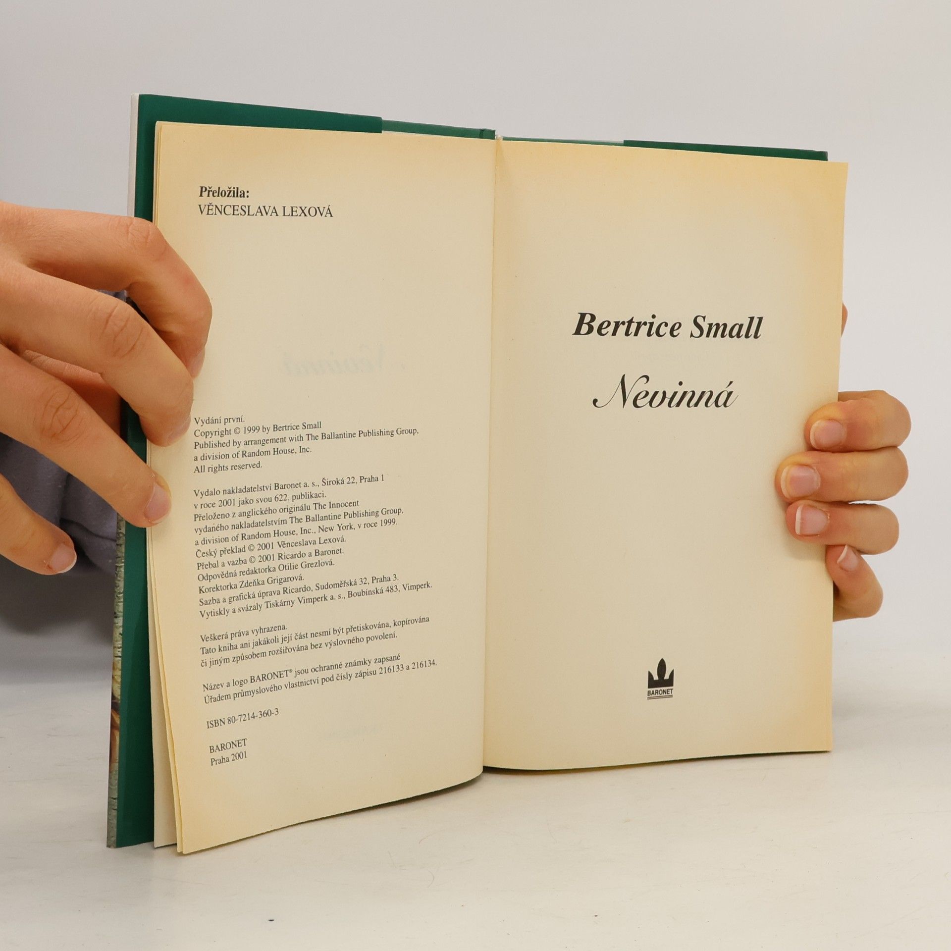 Bertrice Small Nevinná