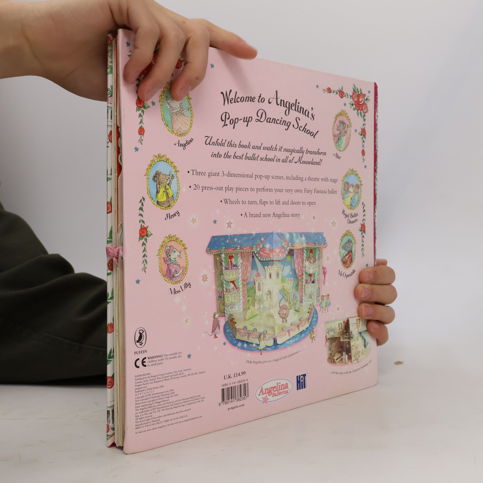 Katharine Holabird Angelina Ballerina: Angelina's Pop-Up Dancing School